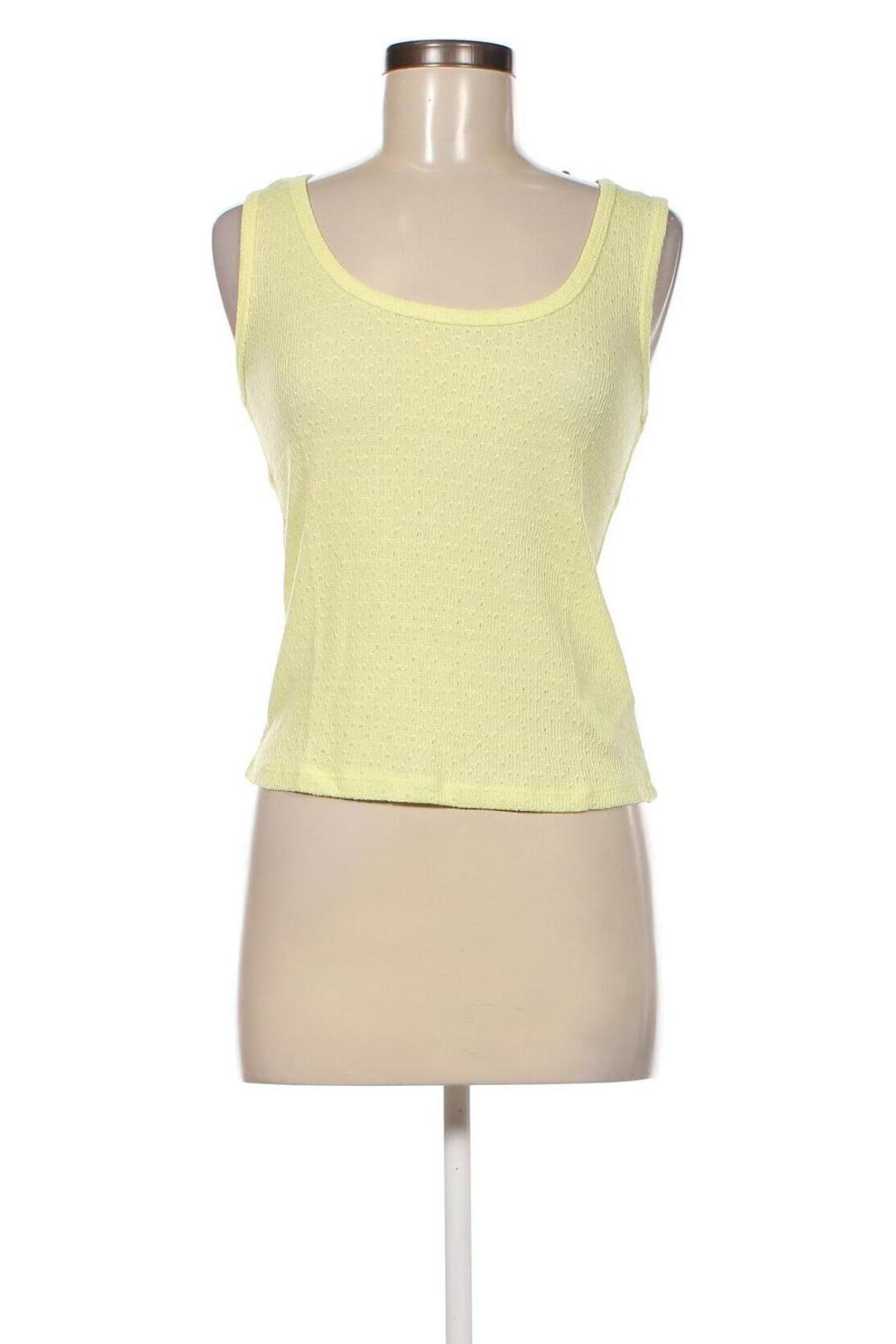 Γυναικείο αμάνικο μπλουζάκι Camaieu, Μέγεθος M, Χρώμα Κίτρινο, Τιμή 5,84 €