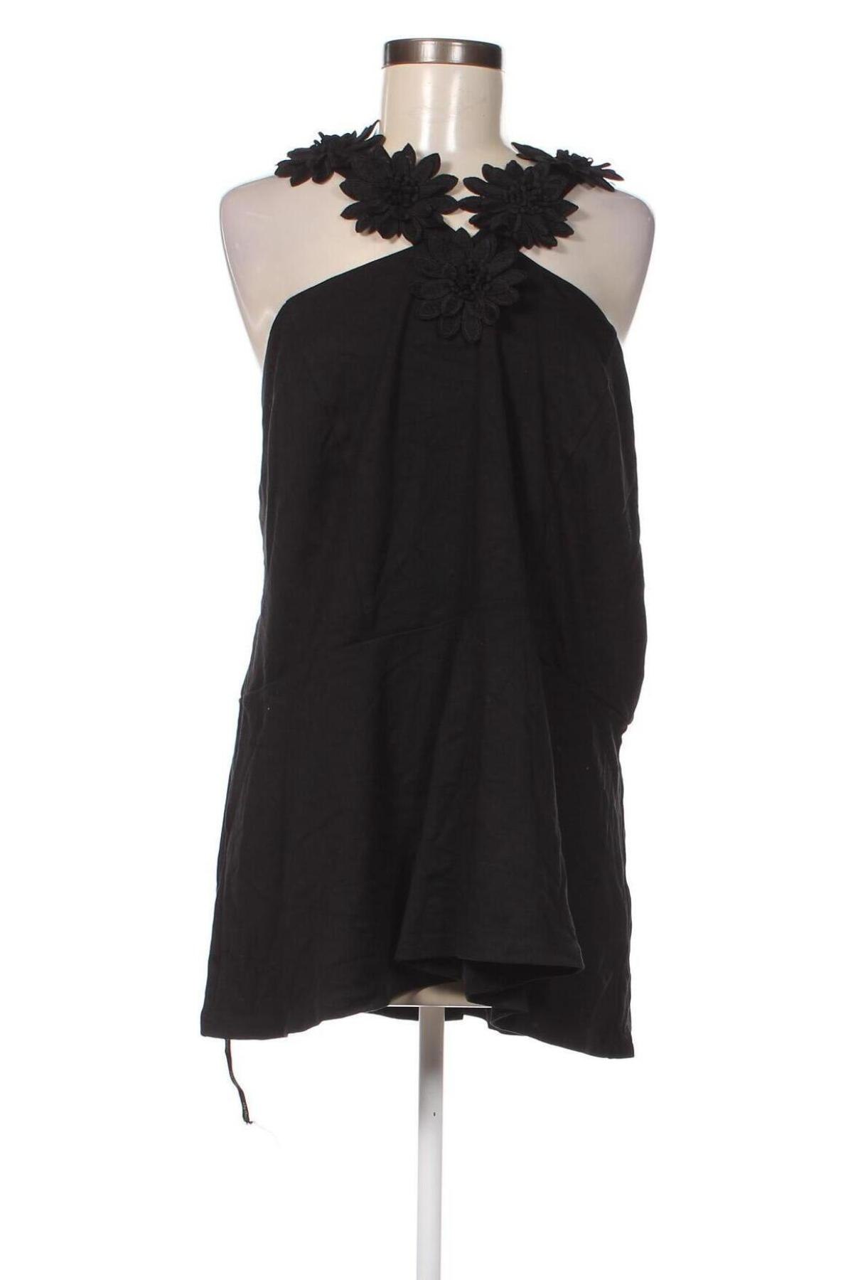 Γυναικείο αμάνικο μπλουζάκι City Chic, Μέγεθος XXL, Χρώμα Μαύρο, Τιμή 8,57 €