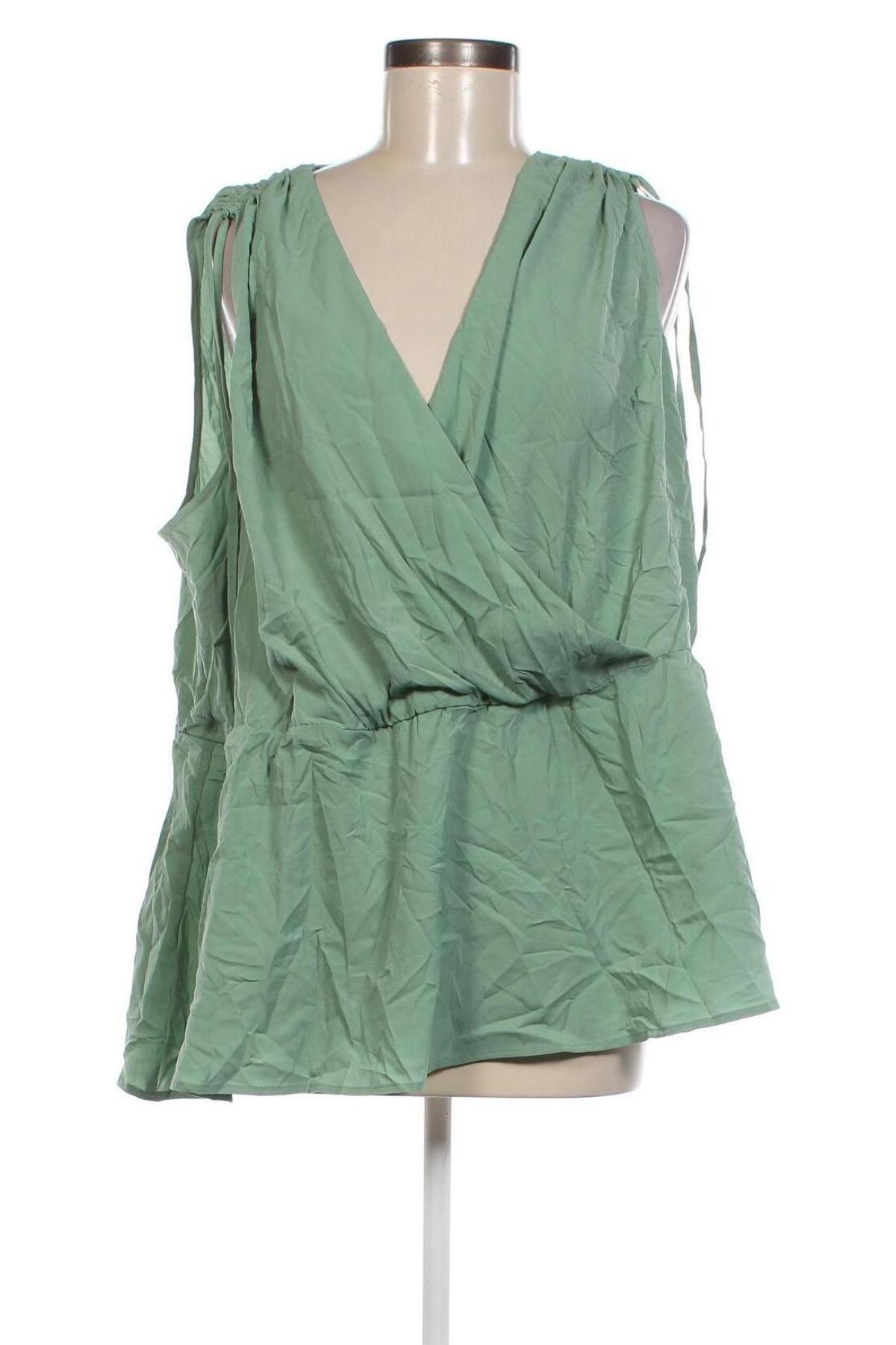 Γυναικείο αμάνικο μπλουζάκι Lane Bryant, Μέγεθος XXL, Χρώμα Πράσινο, Τιμή 11,30 €