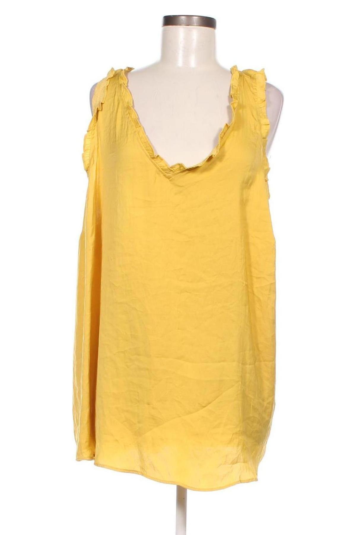 Damska koszulka na ramiączkach Lauren Conrad, Rozmiar 3XL, Kolor Żółty, Cena 56,58 zł