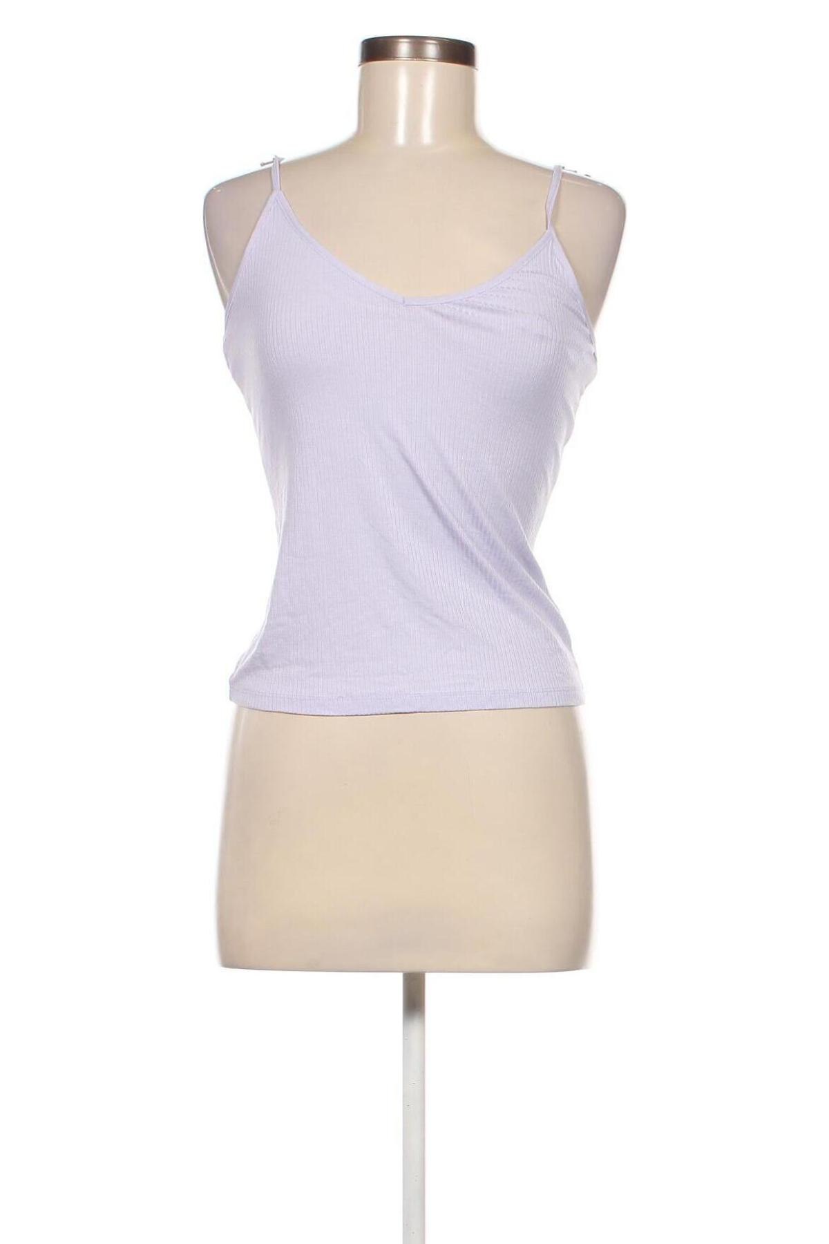 Γυναικείο αμάνικο μπλουζάκι Lefties, Μέγεθος M, Χρώμα Βιολετί, Τιμή 4,76 €