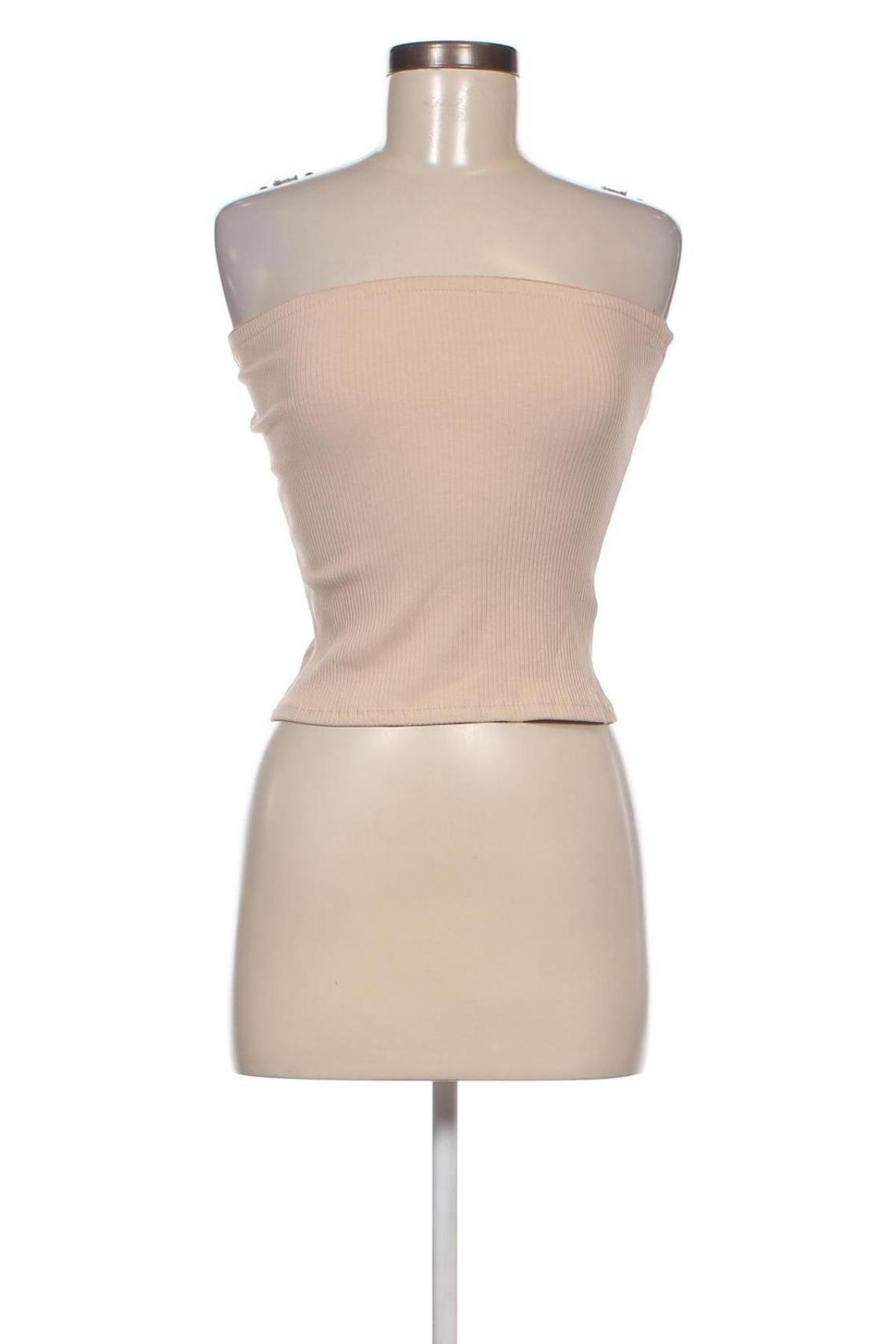 Damentop NA-KD, Größe M, Farbe Beige, Preis 6,28 €