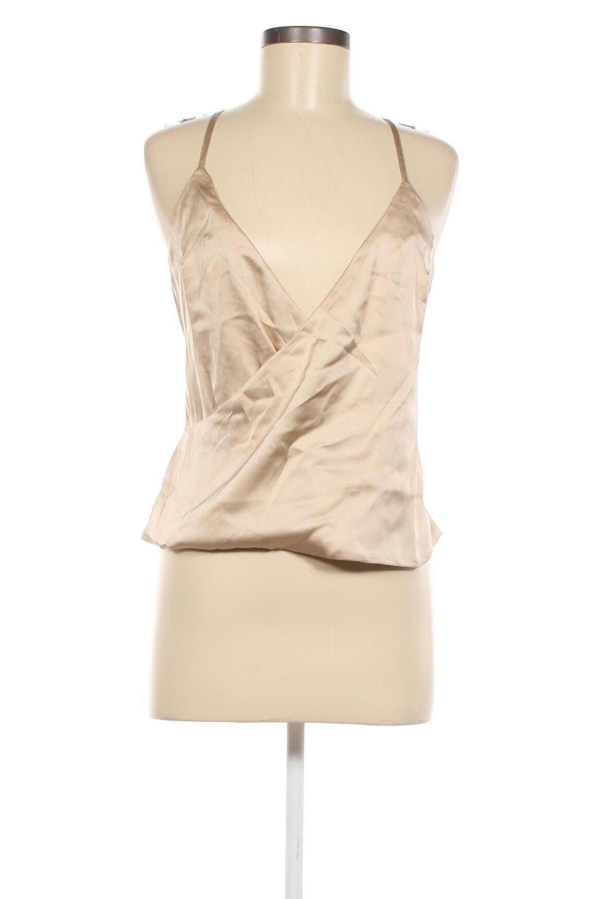 Γυναικείο αμάνικο μπλουζάκι NA-KD, Μέγεθος M, Χρώμα  Μπέζ, Τιμή 1,64 €