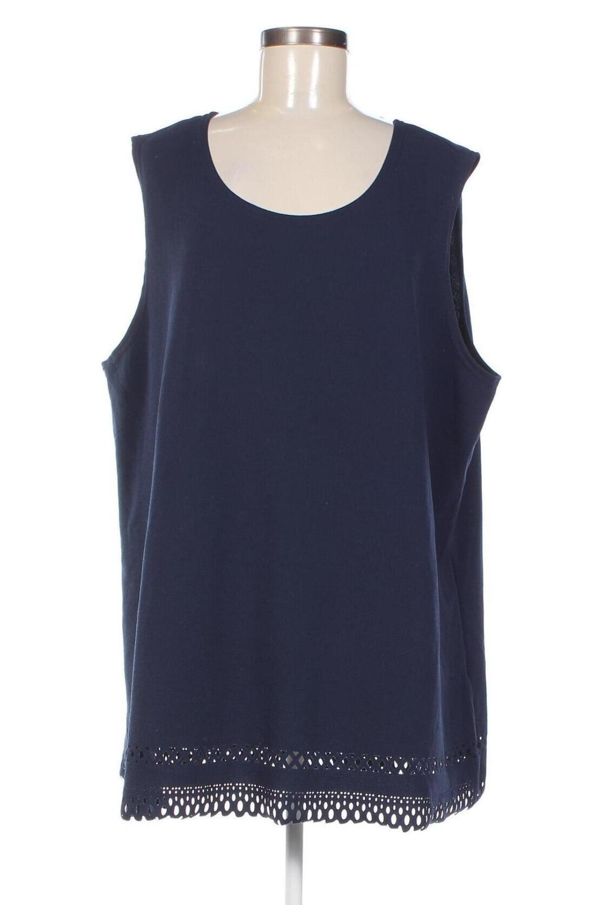Γυναικείο αμάνικο μπλουζάκι New Look, Μέγεθος XXL, Χρώμα Μπλέ, Τιμή 8,04 €