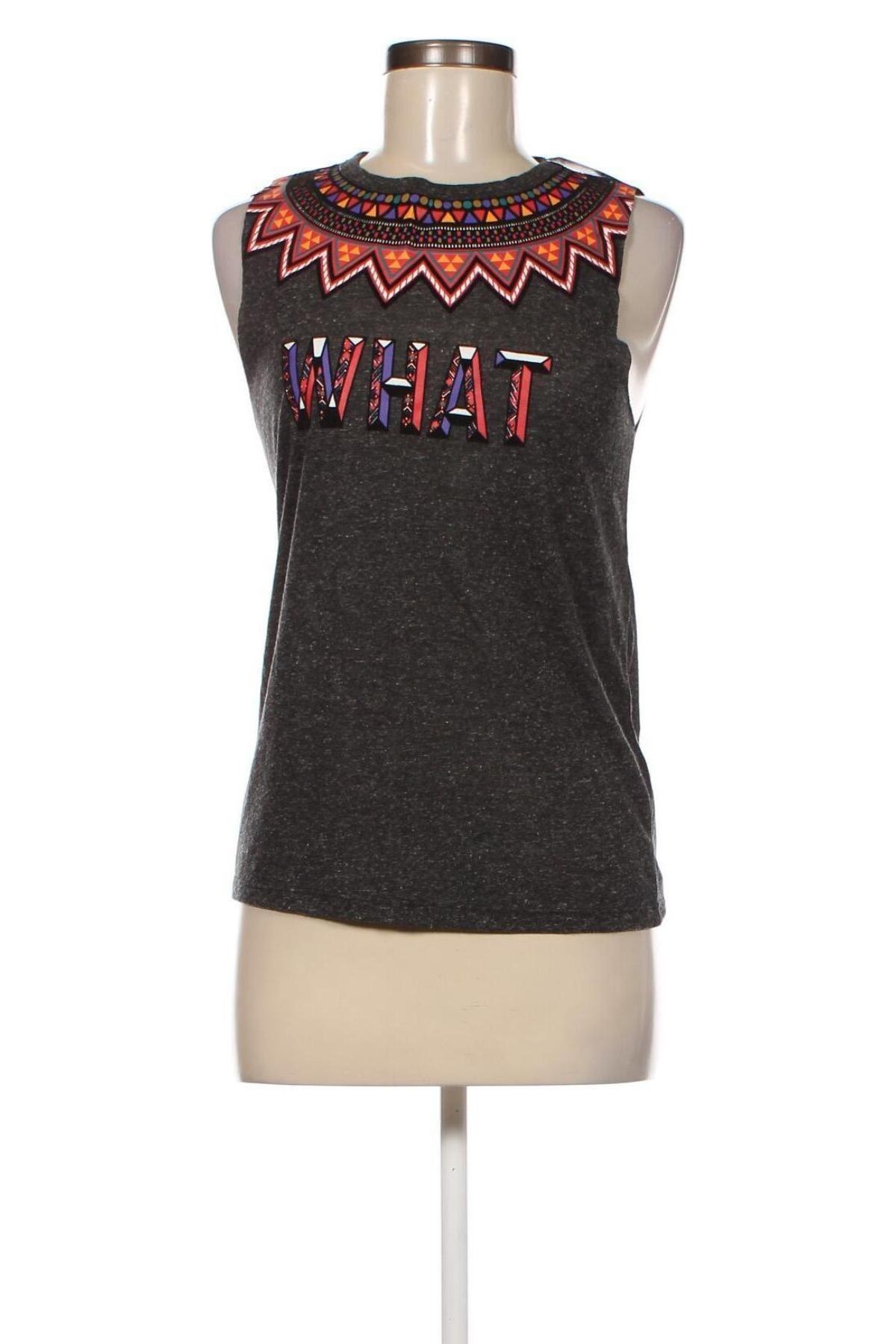 Γυναικείο αμάνικο μπλουζάκι Undiz, Μέγεθος XS, Χρώμα Γκρί, Τιμή 4,04 €