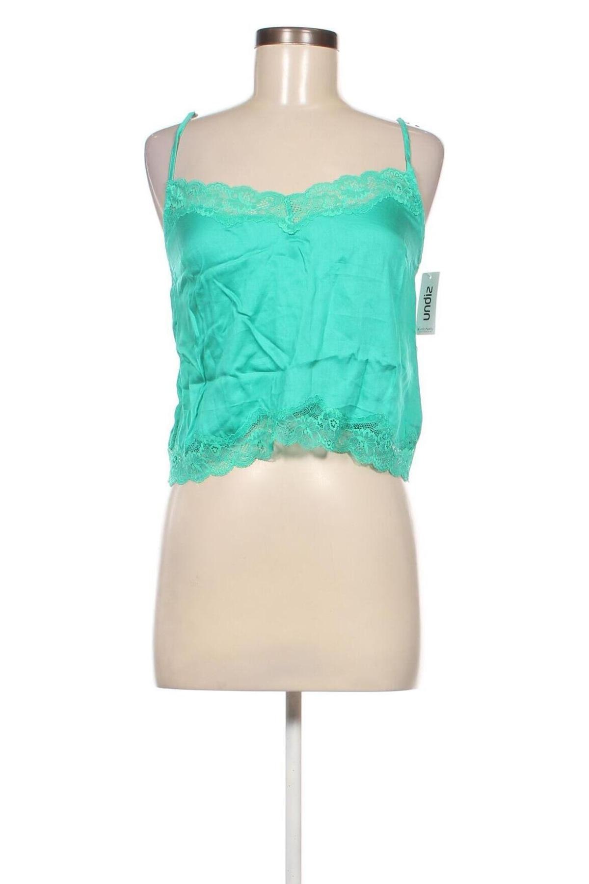 Γυναικείο αμάνικο μπλουζάκι Undiz, Μέγεθος M, Χρώμα Πράσινο, Τιμή 14,95 €