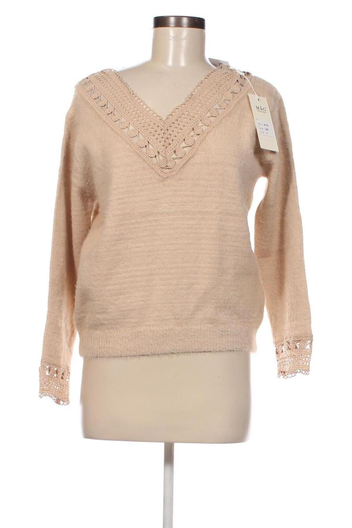 Damenpullover, Größe M, Farbe Beige, Preis € 8,30