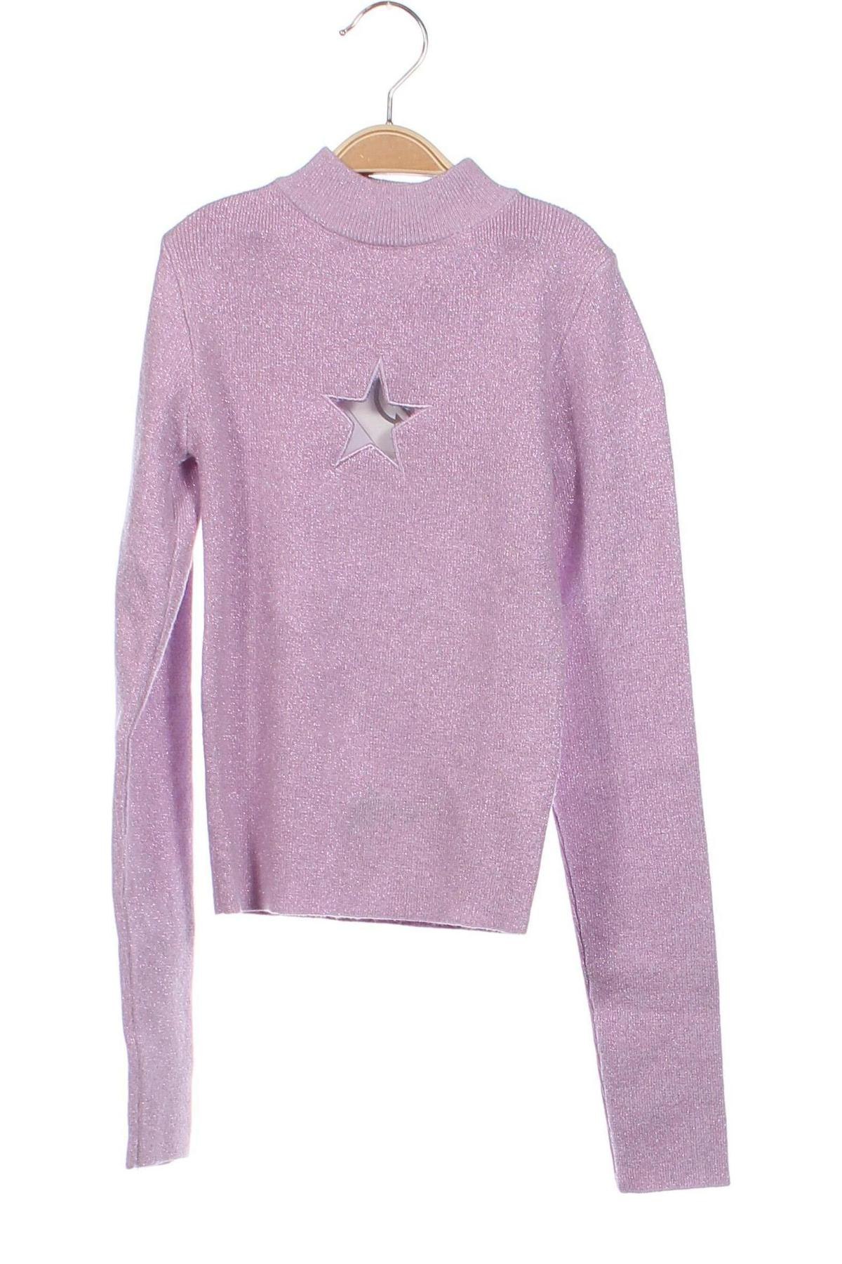 Дамски пуловер Bershka, Размер XS, Цвят Лилав, Цена 22,54 лв.