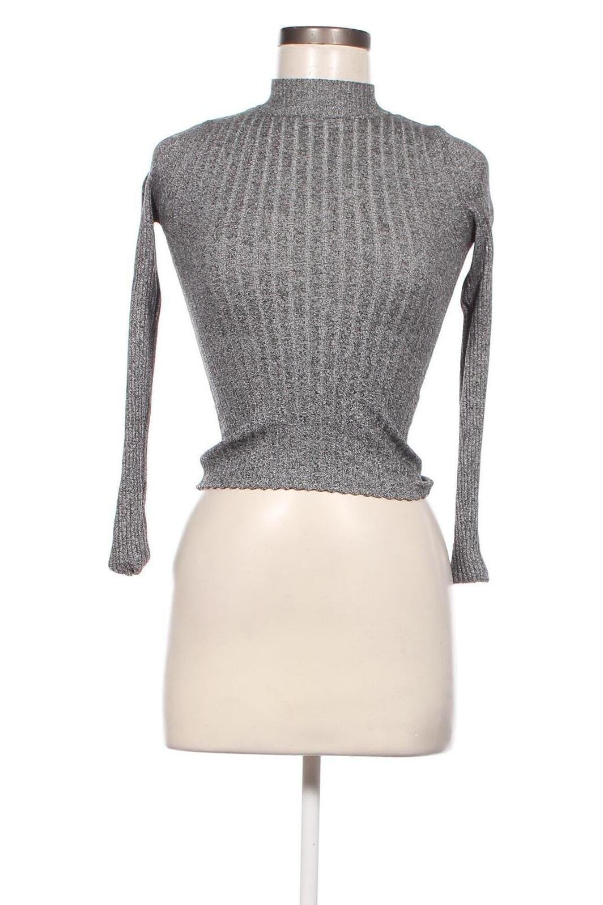 Damenpullover Bershka, Größe XS, Farbe Grau, Preis 14,84 €