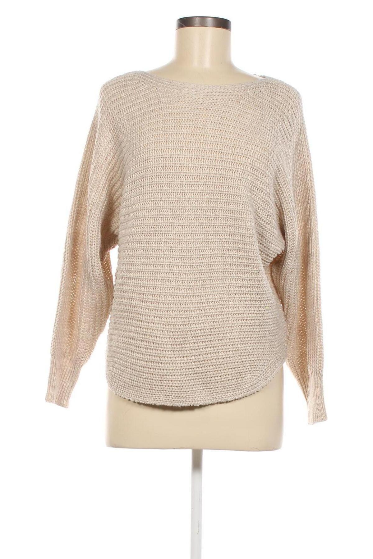 Дамски пуловер Blind Date, Размер S, Цвят Бежов, Цена 9,86 лв.