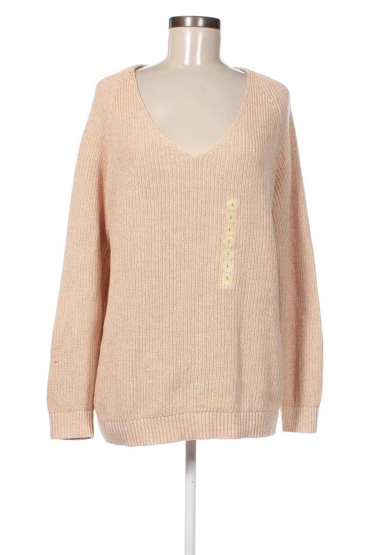 Damenpullover C&A, Größe L, Farbe Beige, Preis € 8,07