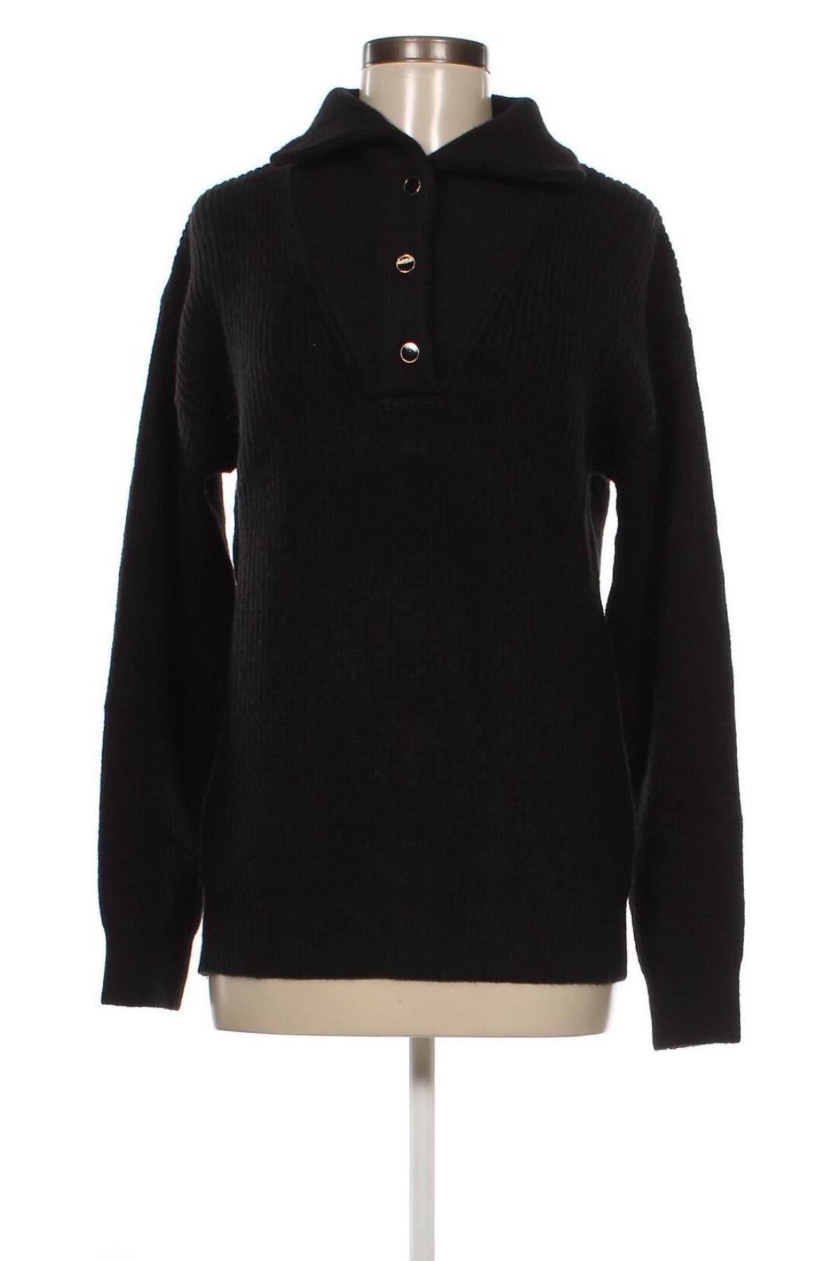 Дамски пуловер C&Jo, Размер M, Цвят Черен, Цена 36,96 лв.