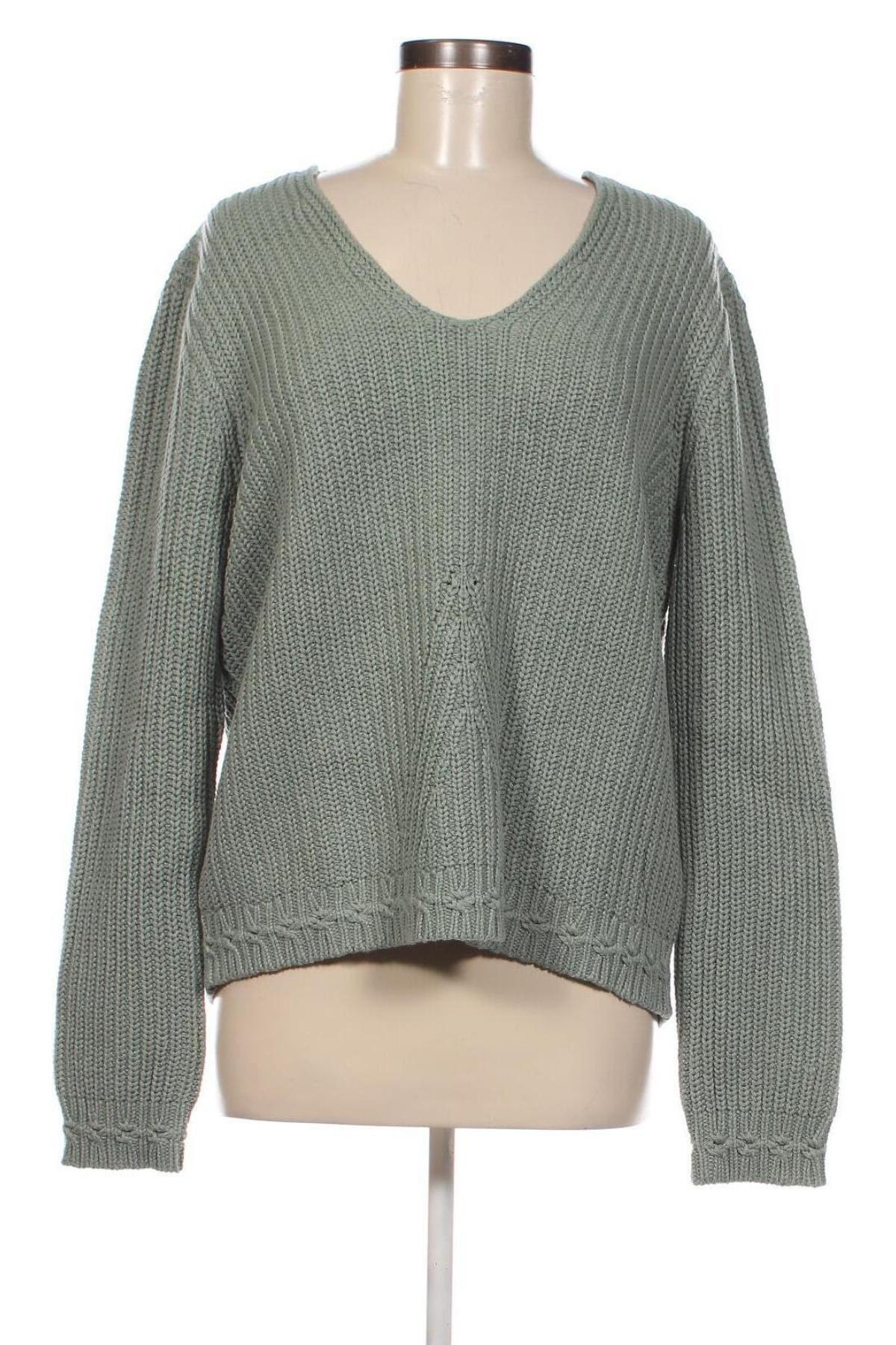 Дамски пуловер Camaieu, Размер XL, Цвят Зелен, Цена 20,24 лв.