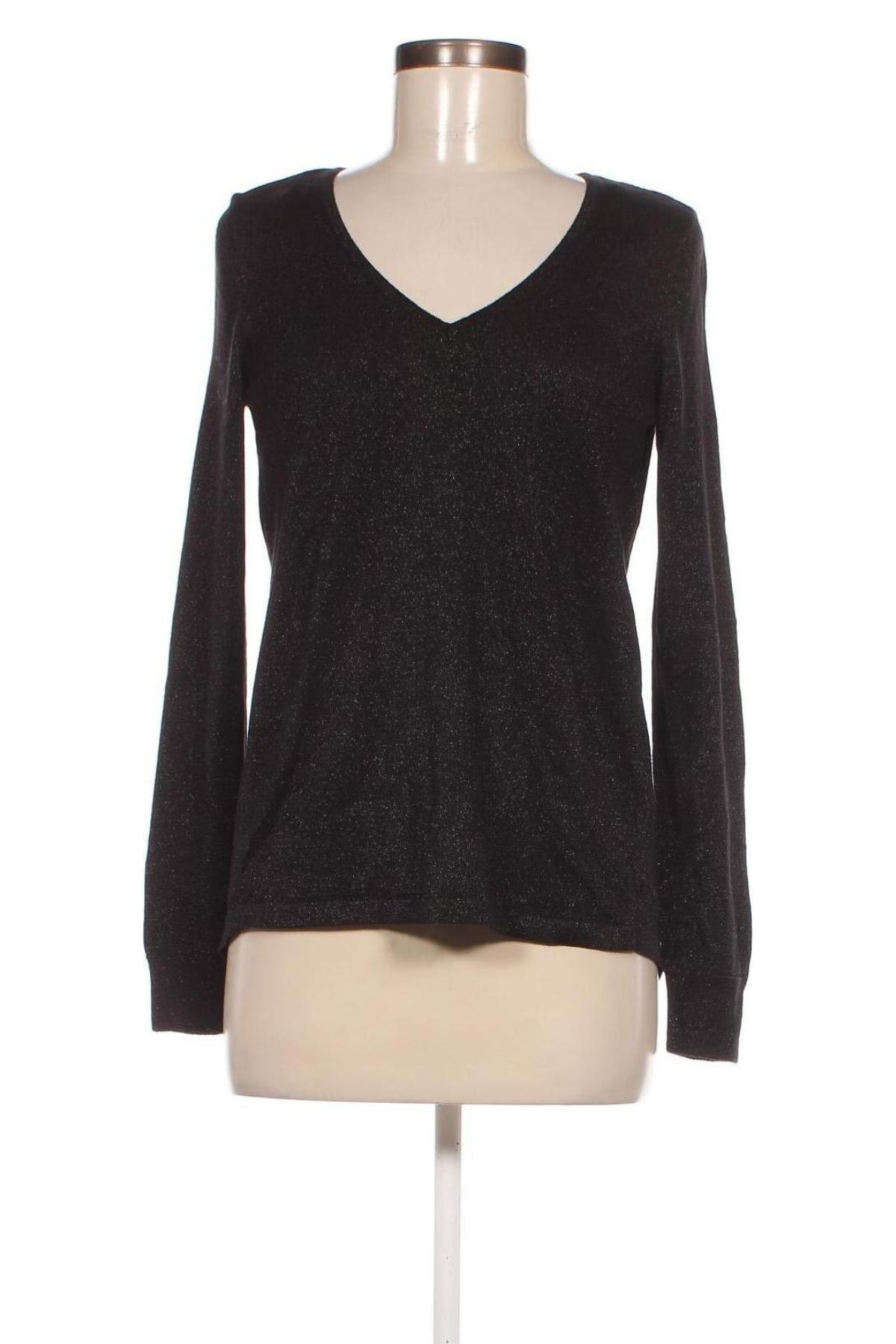 Дамски пуловер Camaieu, Размер S, Цвят Черен, Цена 21,16 лв.
