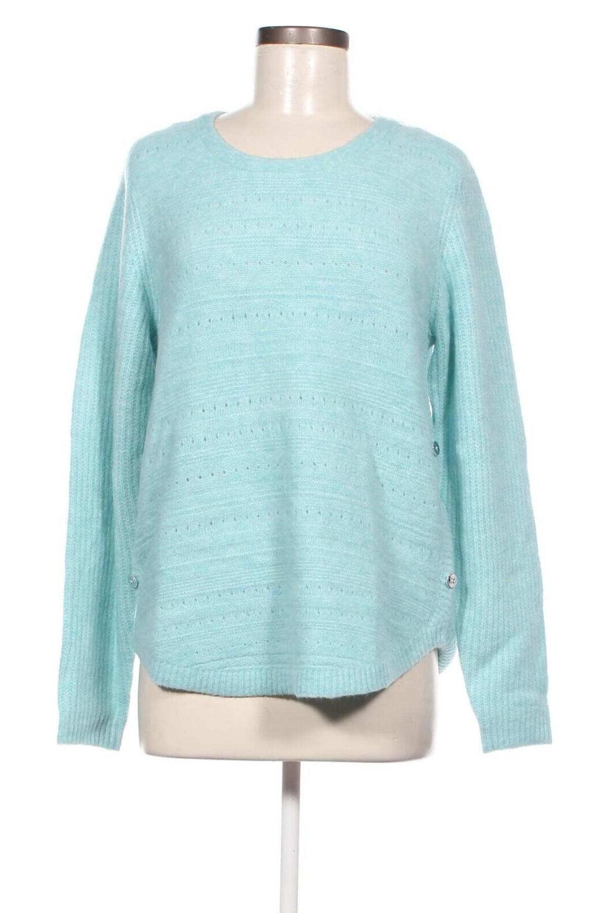 Γυναικείο πουλόβερ Christine Laure, Μέγεθος M, Χρώμα Μπλέ, Τιμή 10,21 €