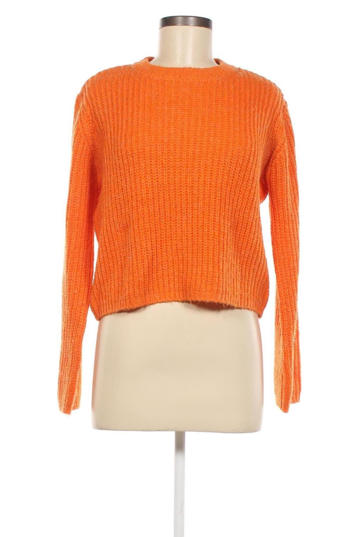 Дамски пуловер Clockhouse, Размер S, Цвят Оранжев, Цена 11,02 лв.