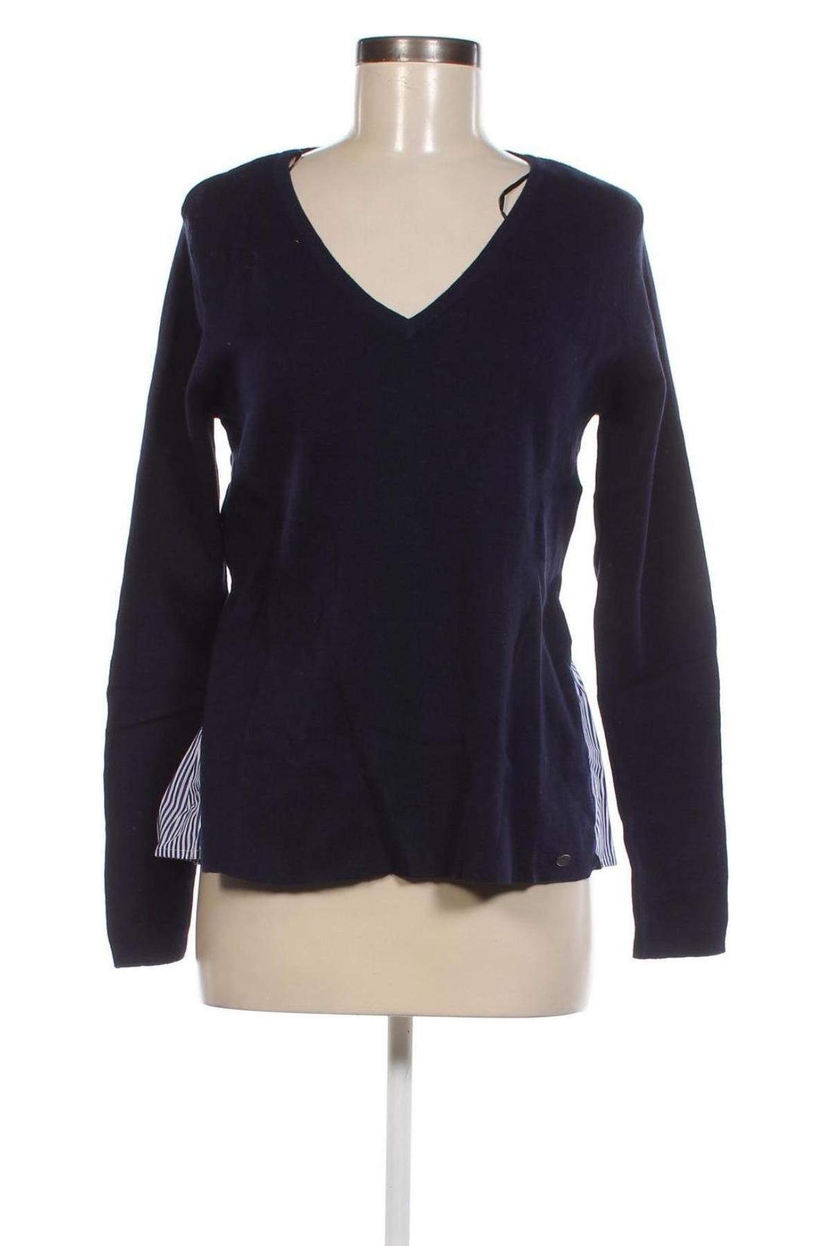 Γυναικείο πουλόβερ DDP, Μέγεθος L, Χρώμα Μπλέ, Τιμή 7,35 €