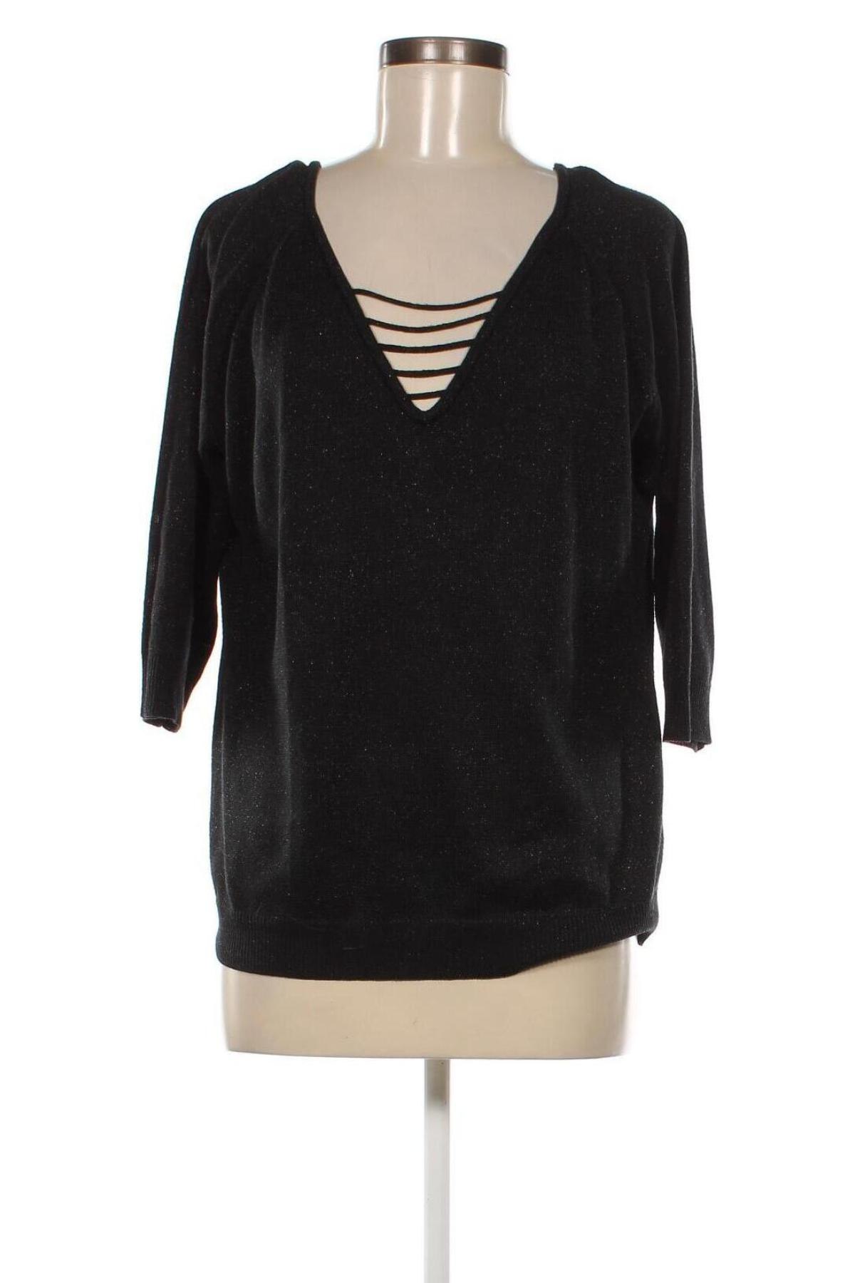 Γυναικείο πουλόβερ E-Vie, Μέγεθος M, Χρώμα Μαύρο, Τιμή 2,69 €