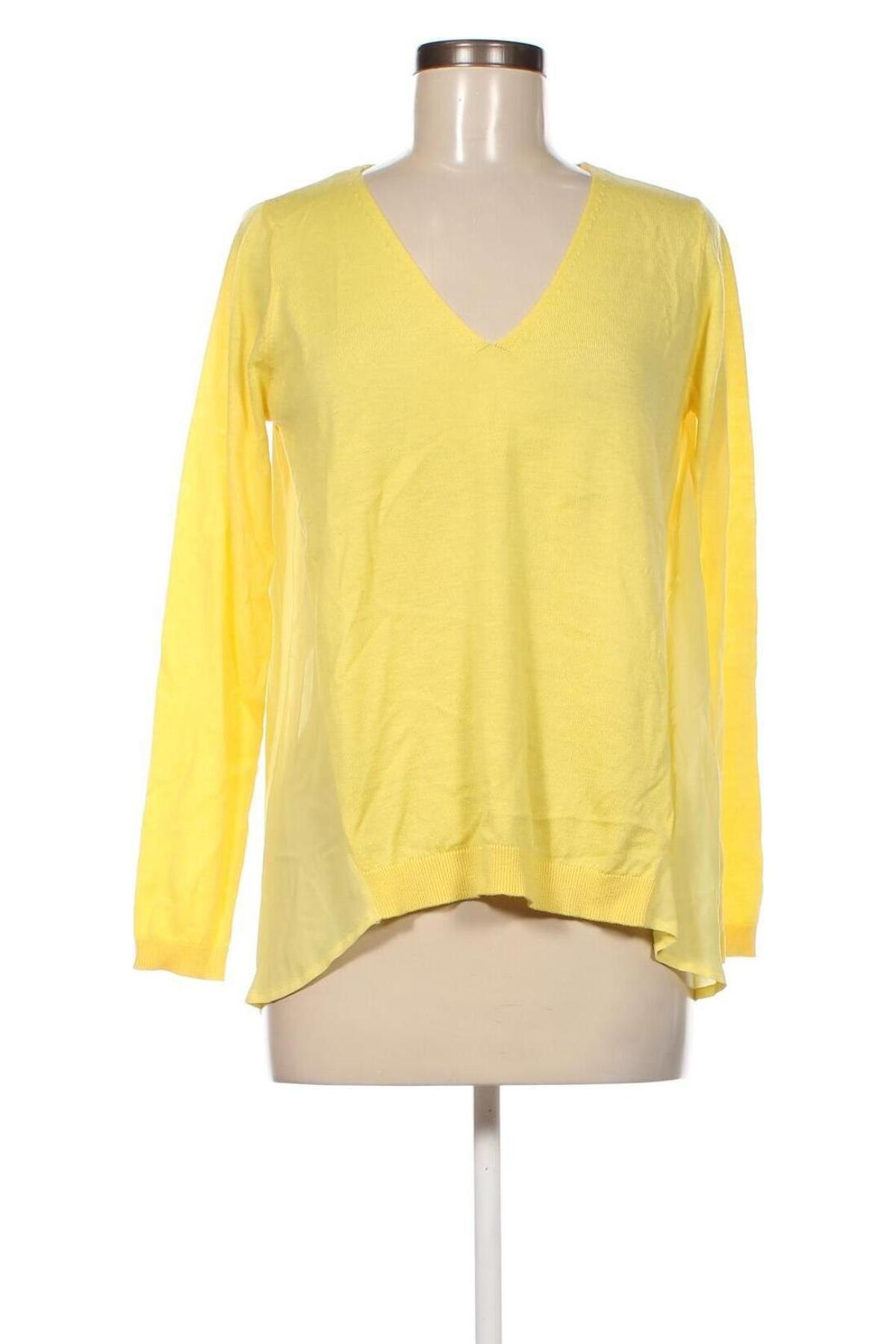 Дамски пуловер Etam, Размер S, Цвят Жълт, Цена 13,92 лв.