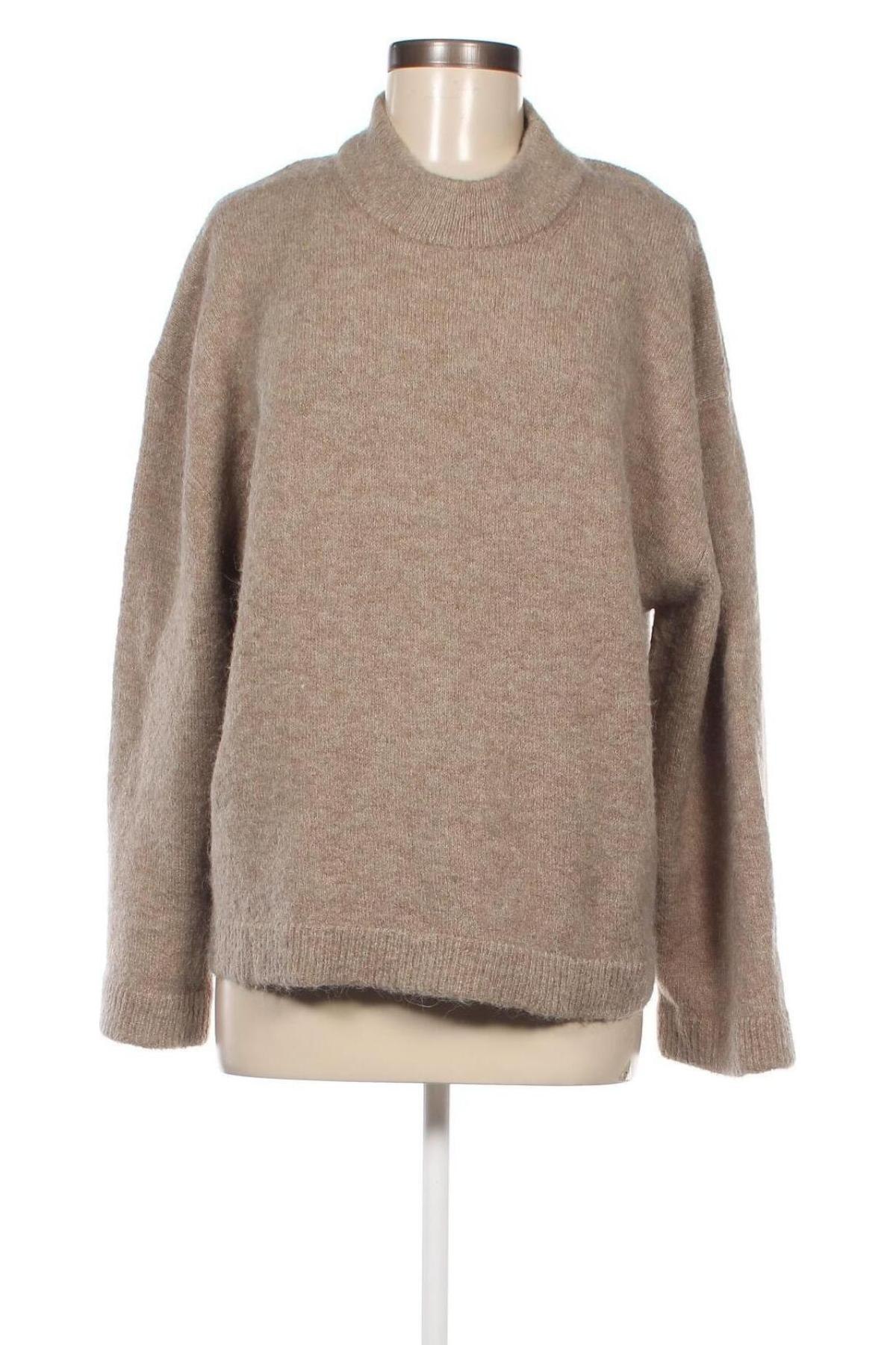 Γυναικείο πουλόβερ Gina Tricot, Μέγεθος M, Χρώμα  Μπέζ, Τιμή 5,32 €