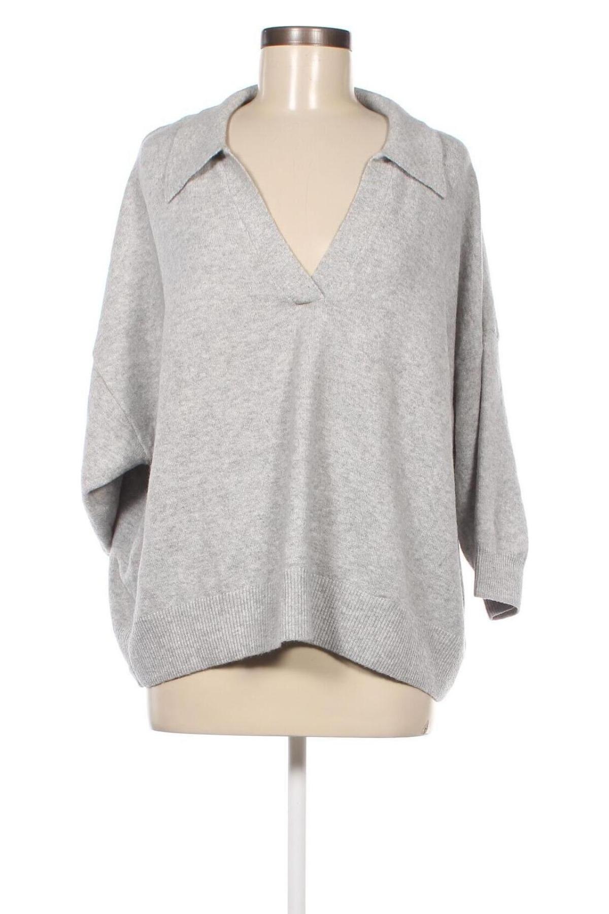 Дамски пуловер H&M, Размер XL, Цвят Сив, Цена 10,44 лв.