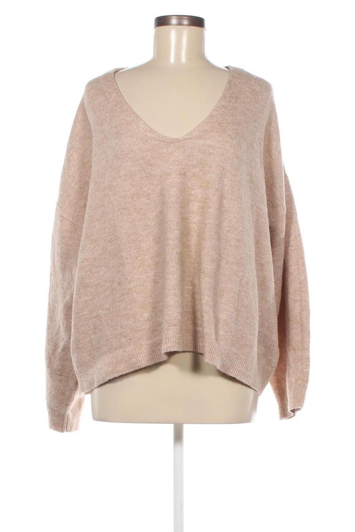 Γυναικείο πουλόβερ H&M, Μέγεθος XL, Χρώμα  Μπέζ, Τιμή 6,28 €