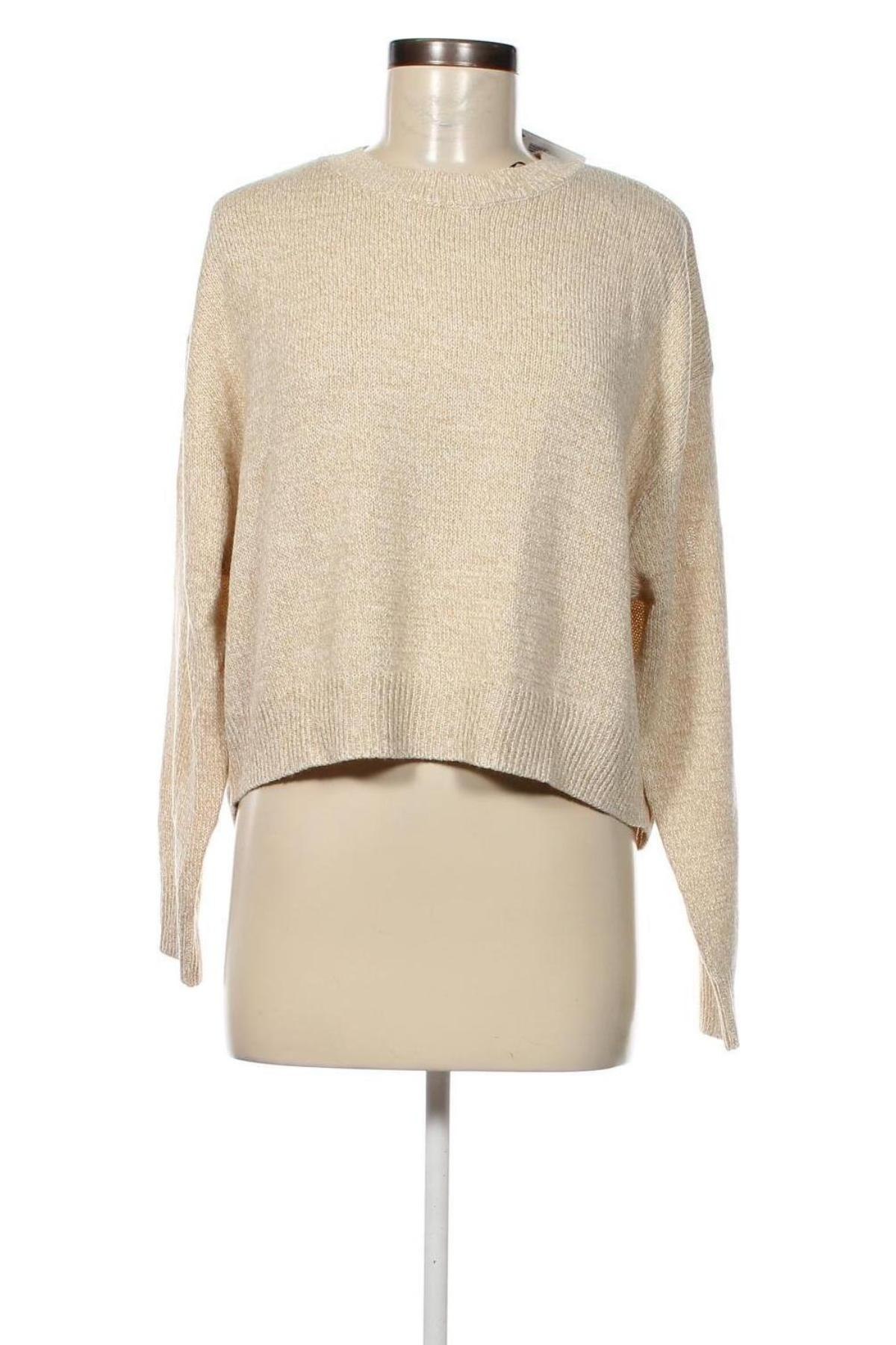 Дамски пуловер H&M Divided, Размер M, Цвят Бежов, Цена 10,73 лв.