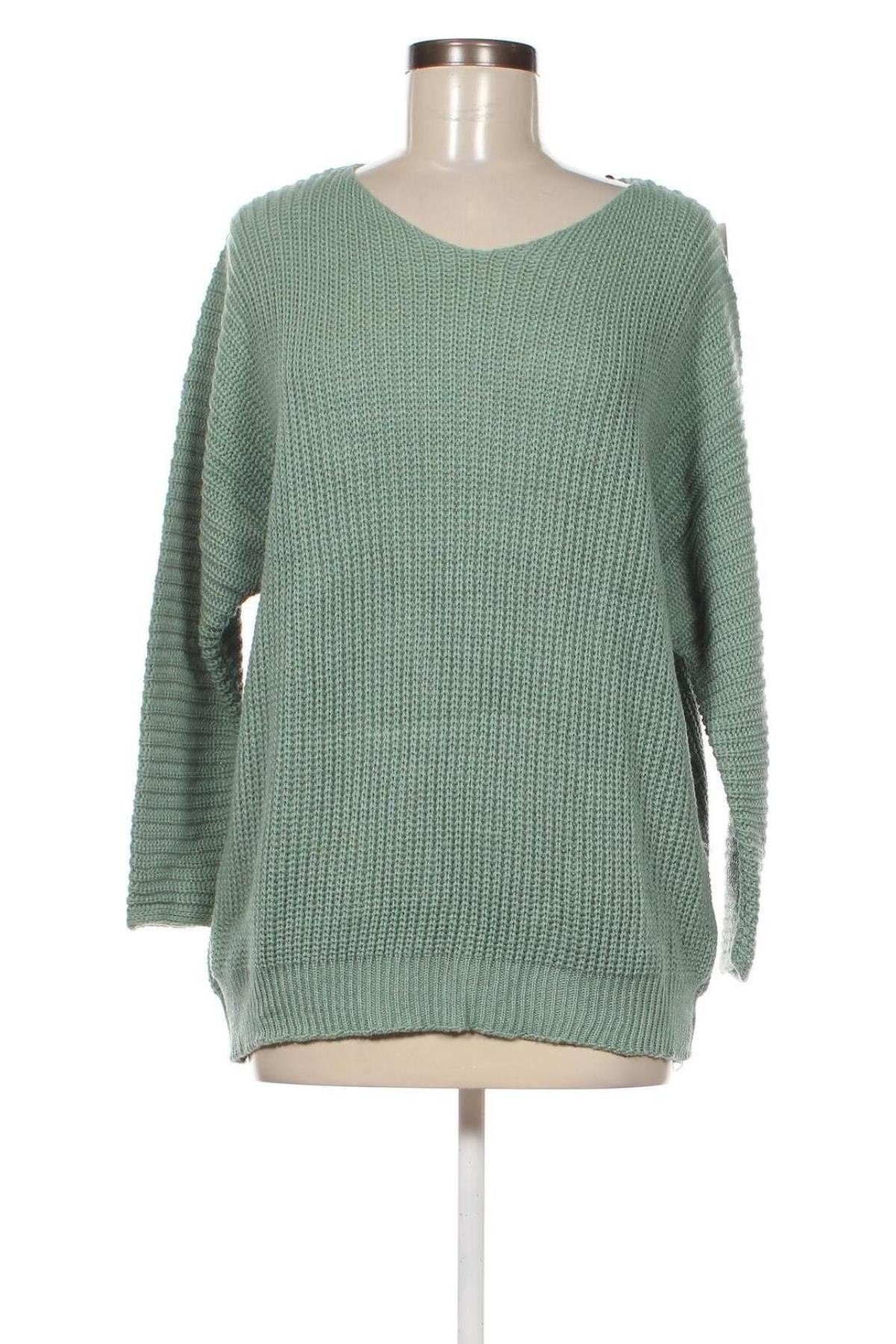 Damski sweter Happiness Istanbul, Rozmiar M, Kolor Zielony, Cena 52,72 zł