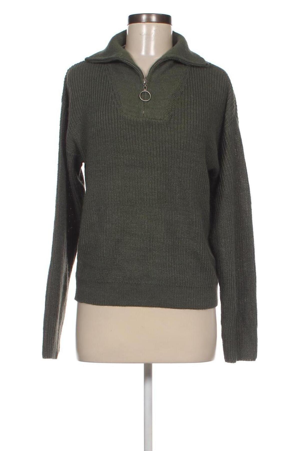 Γυναικείο πουλόβερ Ichi, Μέγεθος S, Χρώμα Πράσινο, Τιμή 6,28 €