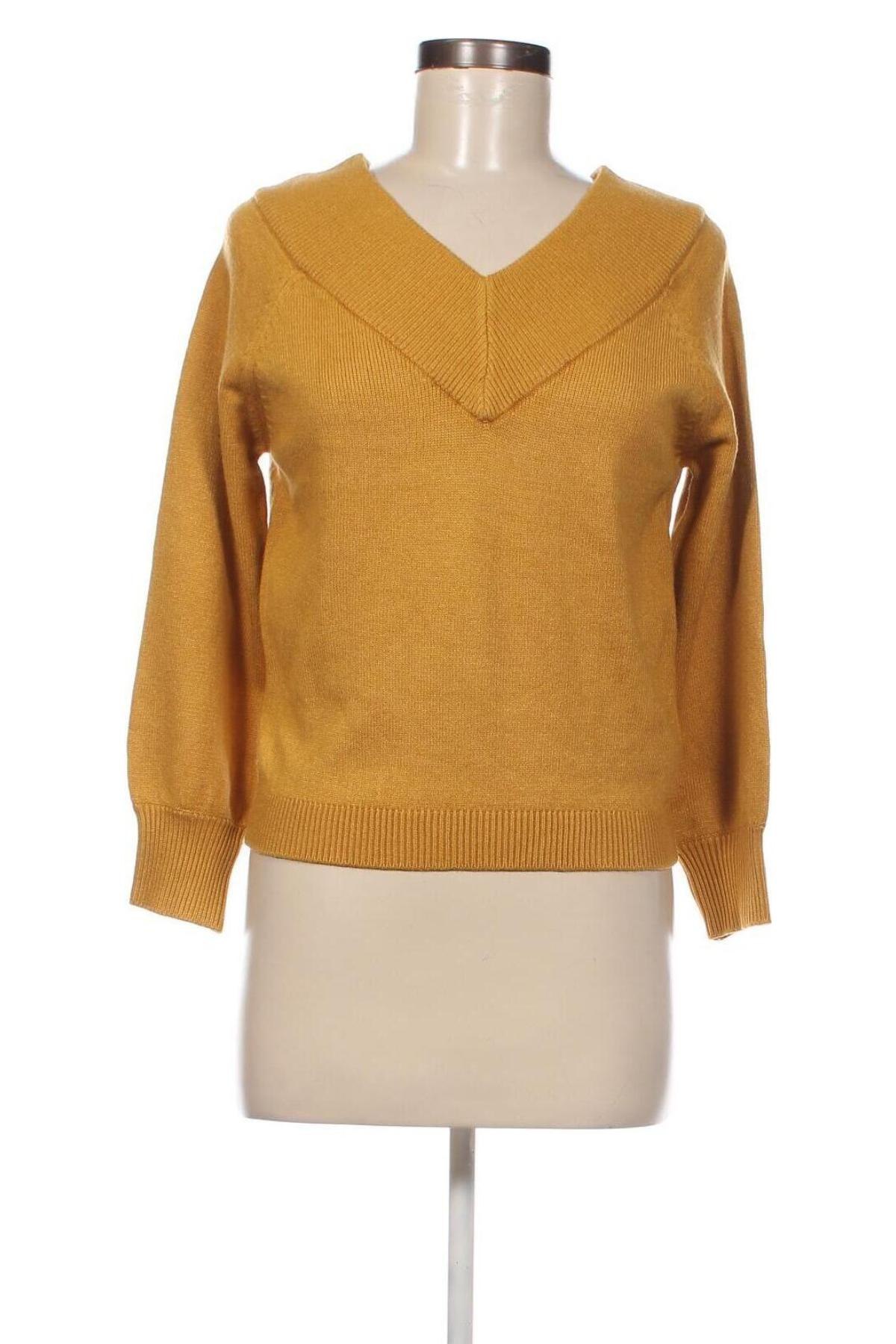 Дамски пуловер Jacqueline De Yong, Размер S, Цвят Жълт, Цена 18,40 лв.