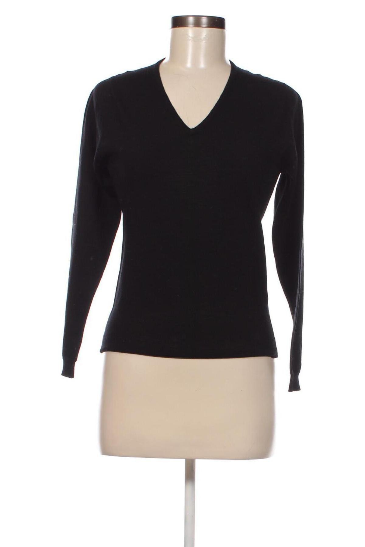 Дамски пуловер John Smedley, Размер S, Цвят Черен, Цена 10,12 лв.