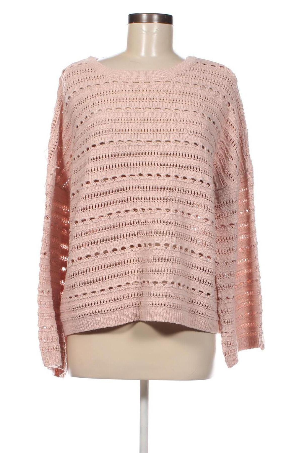 Дамски пуловер Lascana, Размер L, Цвят Розов, Цена 4,35 лв.