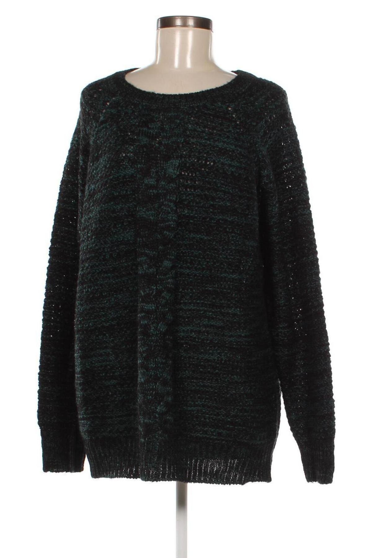 Дамски пуловер Laura Torelli, Размер L, Цвят Зелен, Цена 8,12 лв.