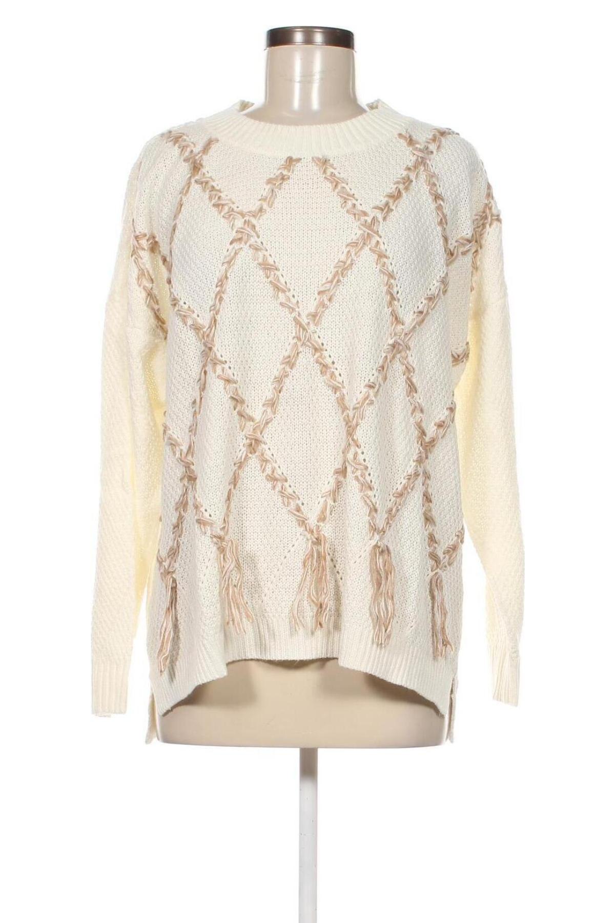 Дамски пуловер Maite Kelly by Bonprix, Размер XL, Цвят Бял, Цена 8,12 лв.