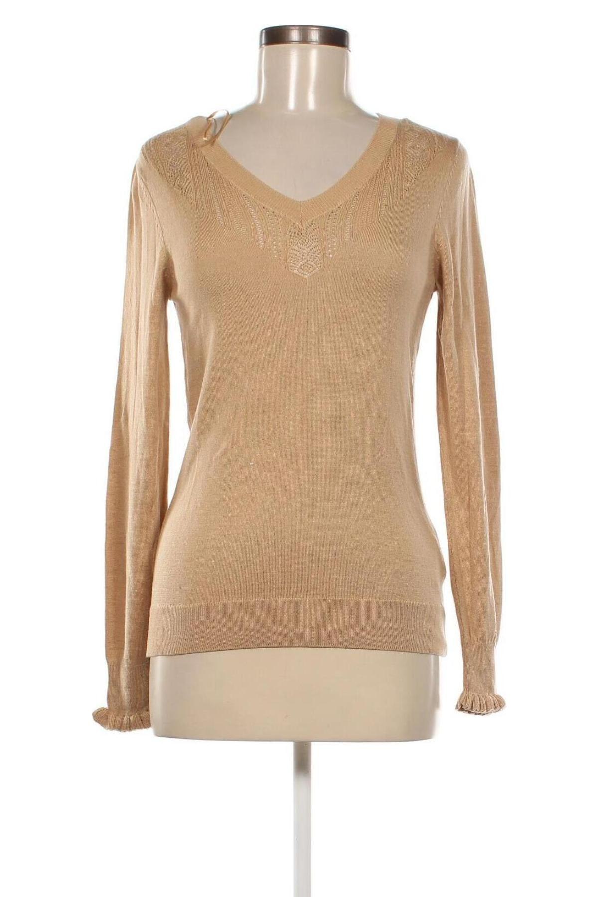 Damenpullover Naf Naf, Größe S, Farbe Beige, Preis € 22,99