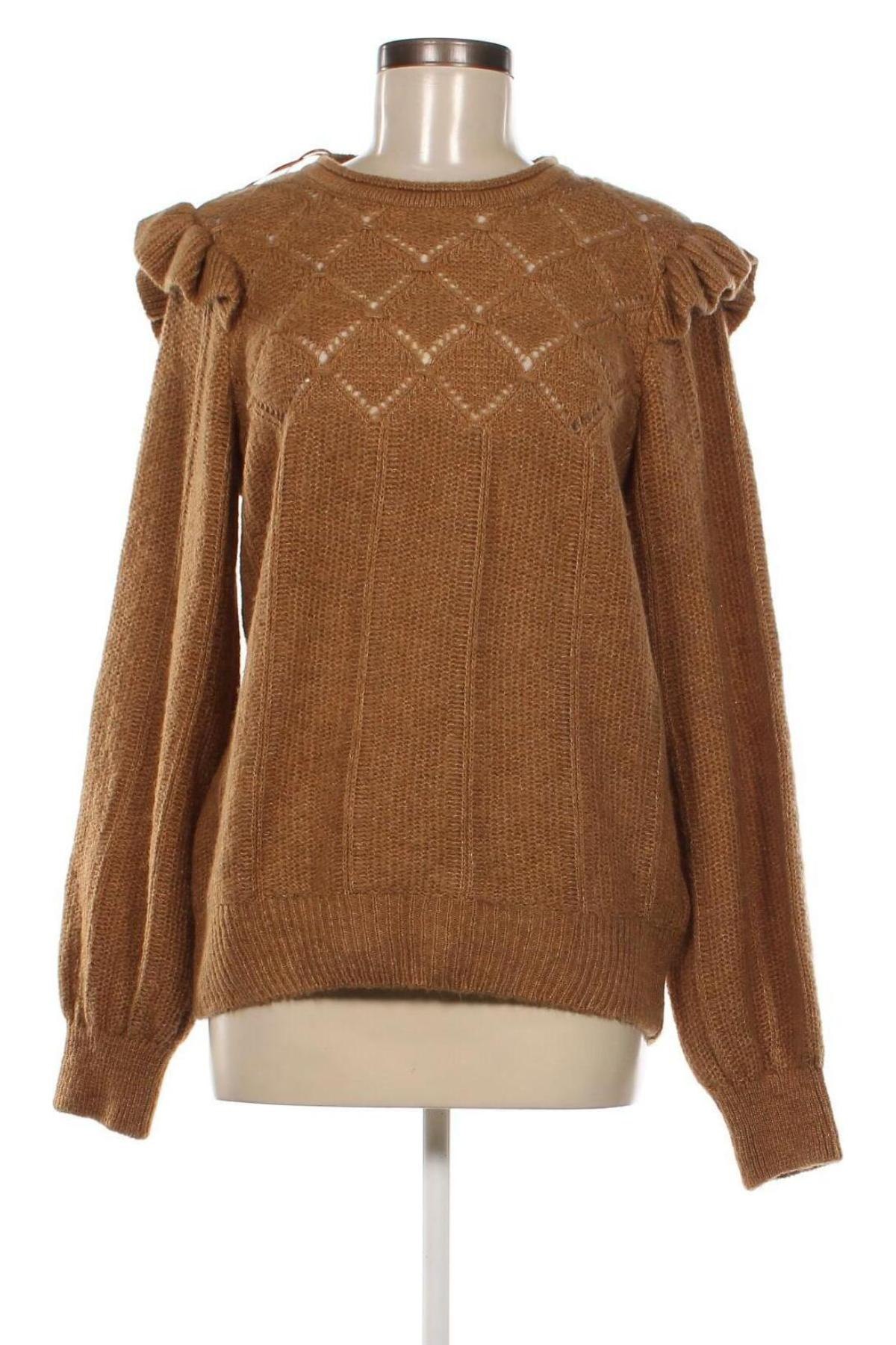 Pulover de femei Naf Naf, Mărime XL, Culoare Bej, Preț 100,16 Lei