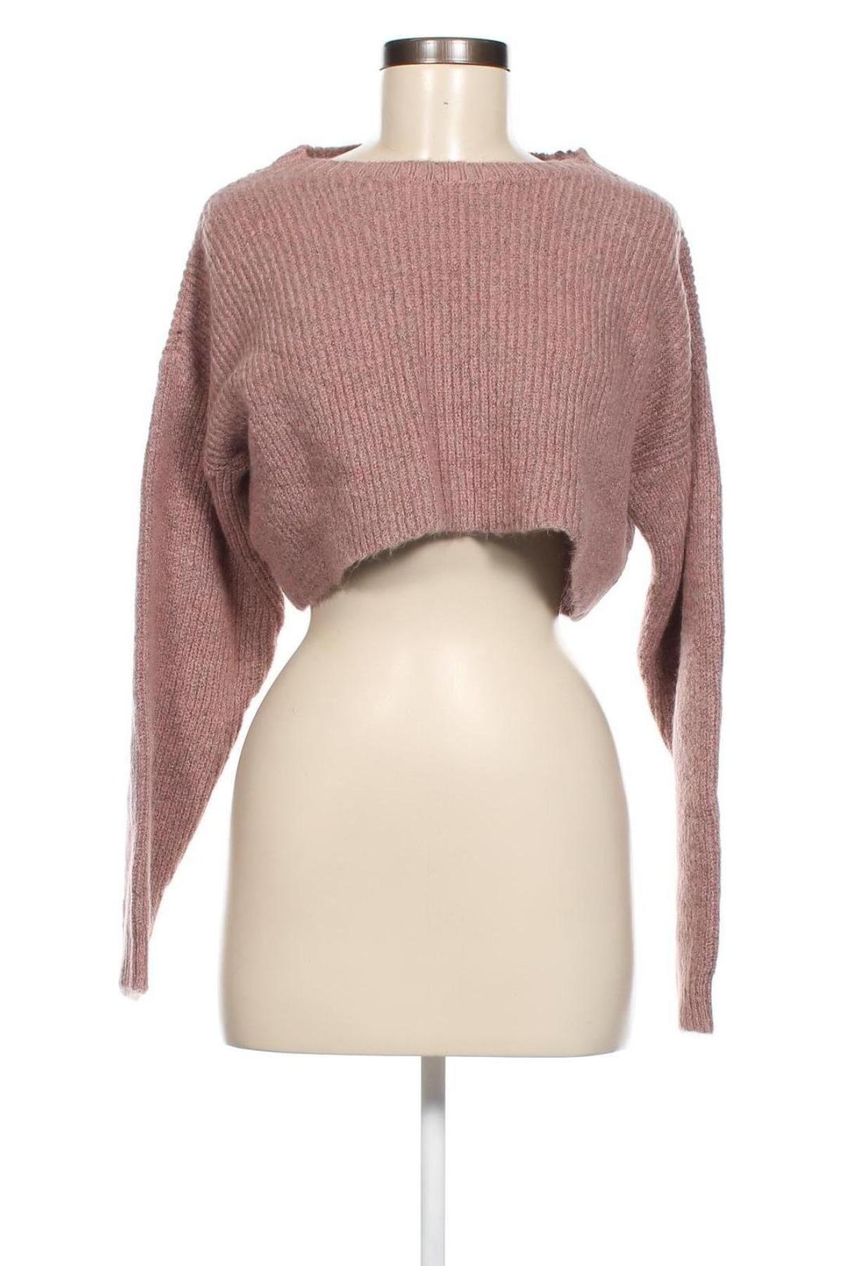 Dámský svetr New Look, Velikost L, Barva Popelavě růžová, Cena  257,00 Kč