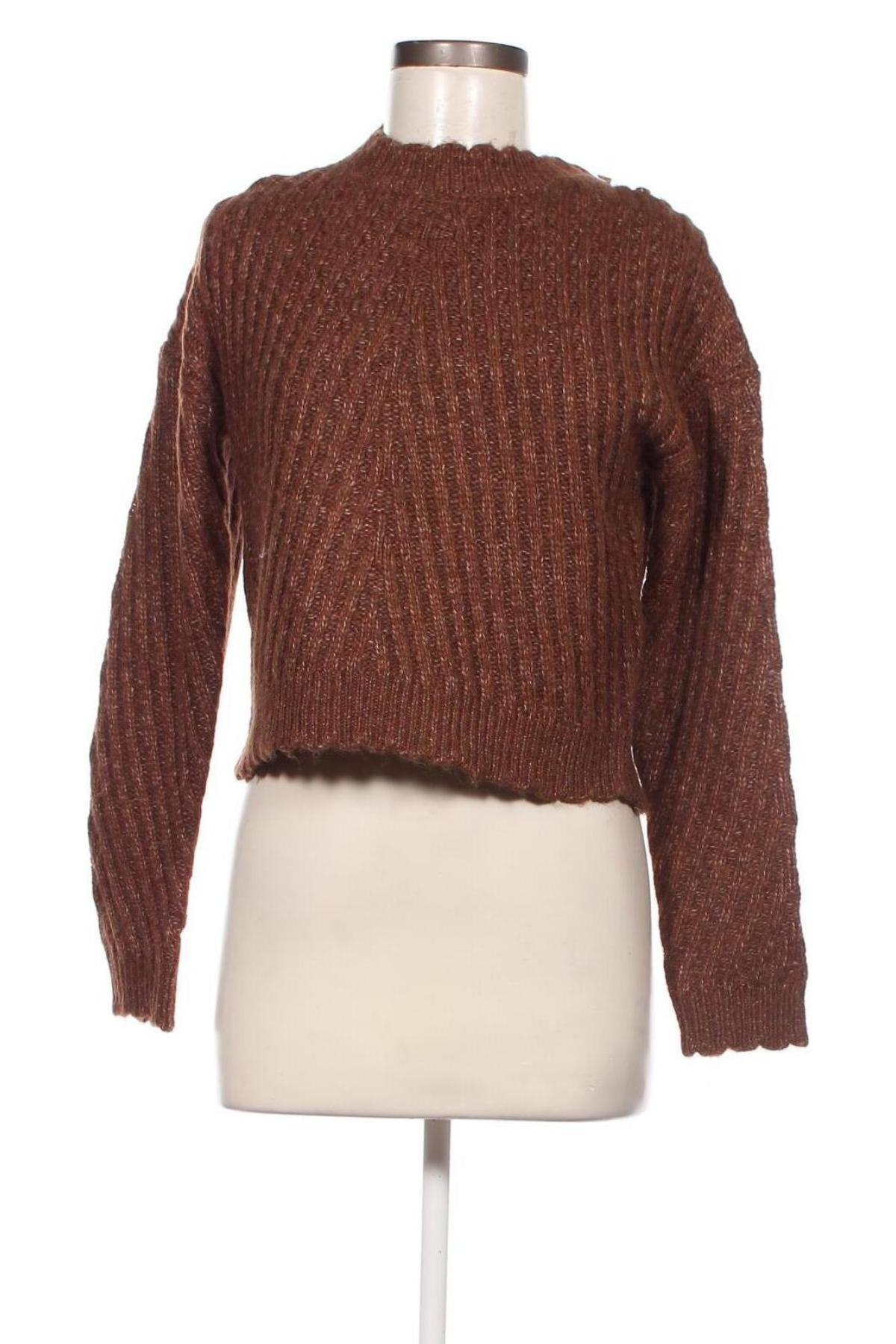 Дамски пуловер ONLY, Размер S, Цвят Кафяв, Цена 8,20 лв.