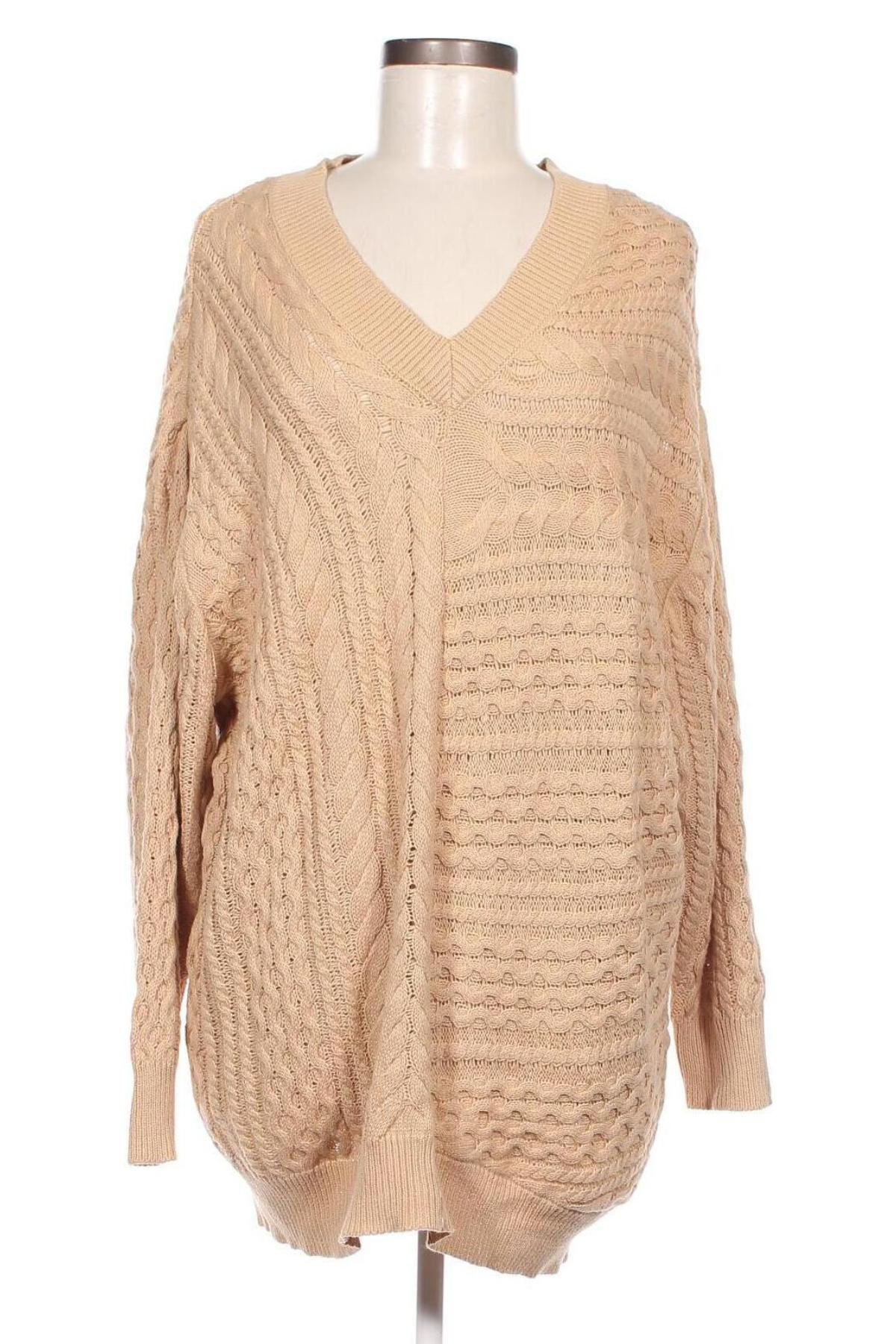 Damenpullover Oviesse, Größe M, Farbe Beige, Preis 9,96 €