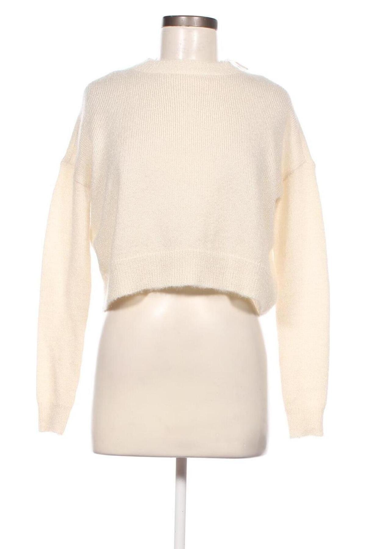 Дамски пуловер Sinsay, Размер S, Цвят Бял, Цена 6,09 лв.