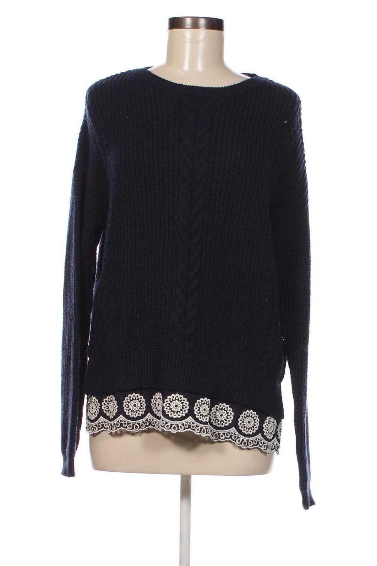 Γυναικείο πουλόβερ Springfield, Μέγεθος M, Χρώμα Μπλέ, Τιμή 7,36 €