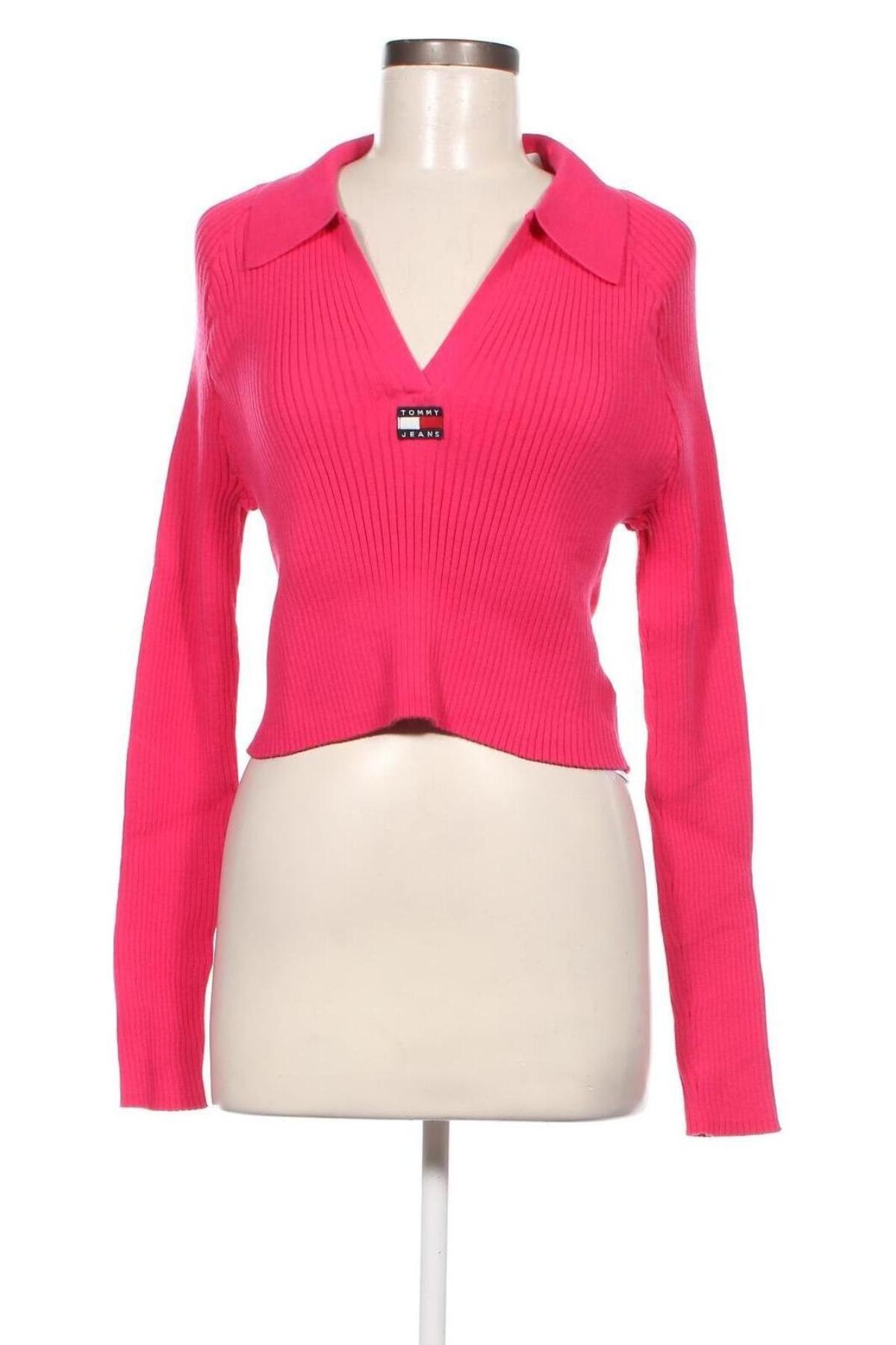 Damenpullover Tommy Jeans, Größe 4XL, Farbe Rosa, Preis 39,38 €