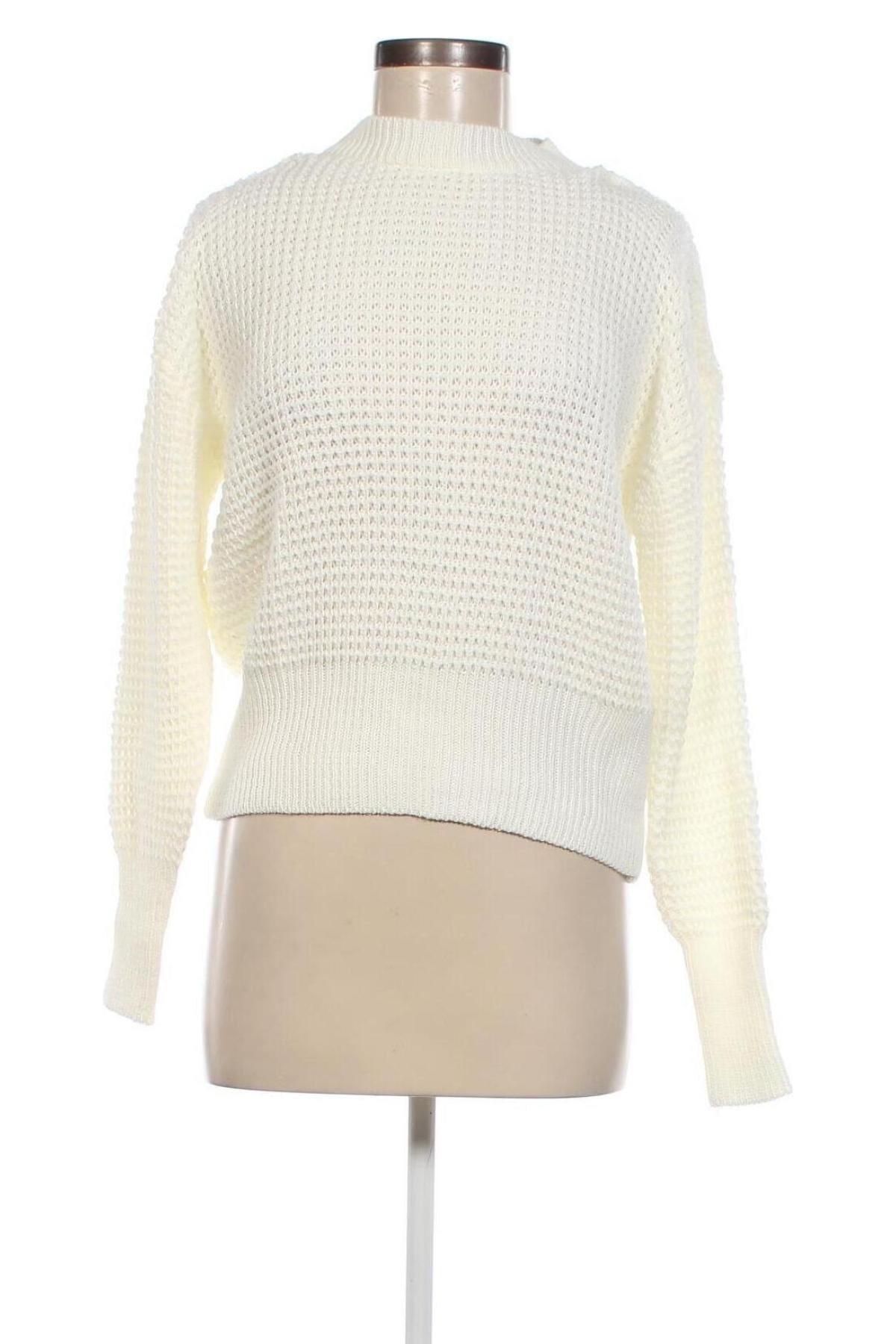 Γυναικείο πουλόβερ Trendyol, Μέγεθος S, Χρώμα Λευκό, Τιμή 10,32 €