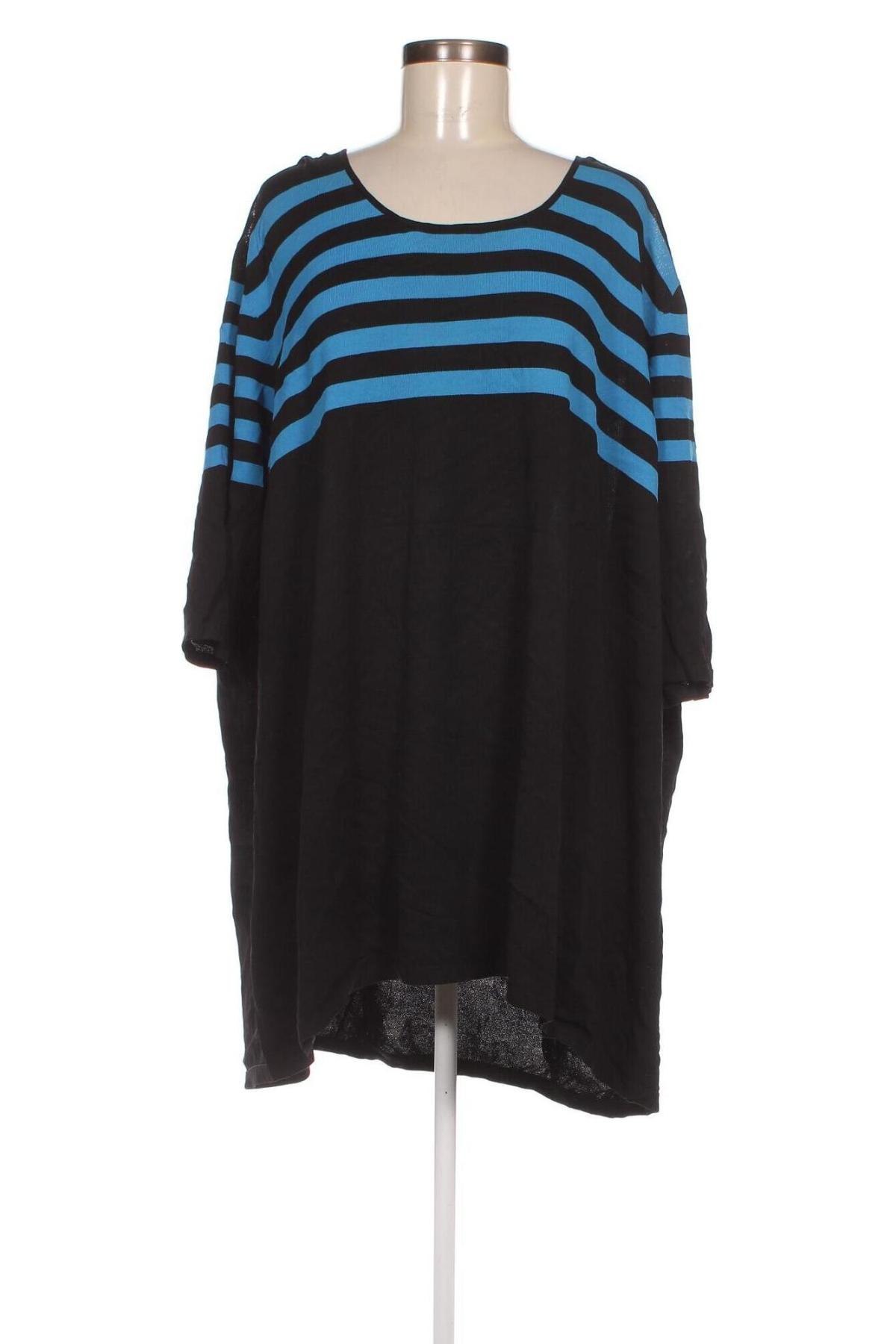 Γυναικείο πουλόβερ Ulla Popken, Μέγεθος 4XL, Χρώμα Πολύχρωμο, Τιμή 17,94 €