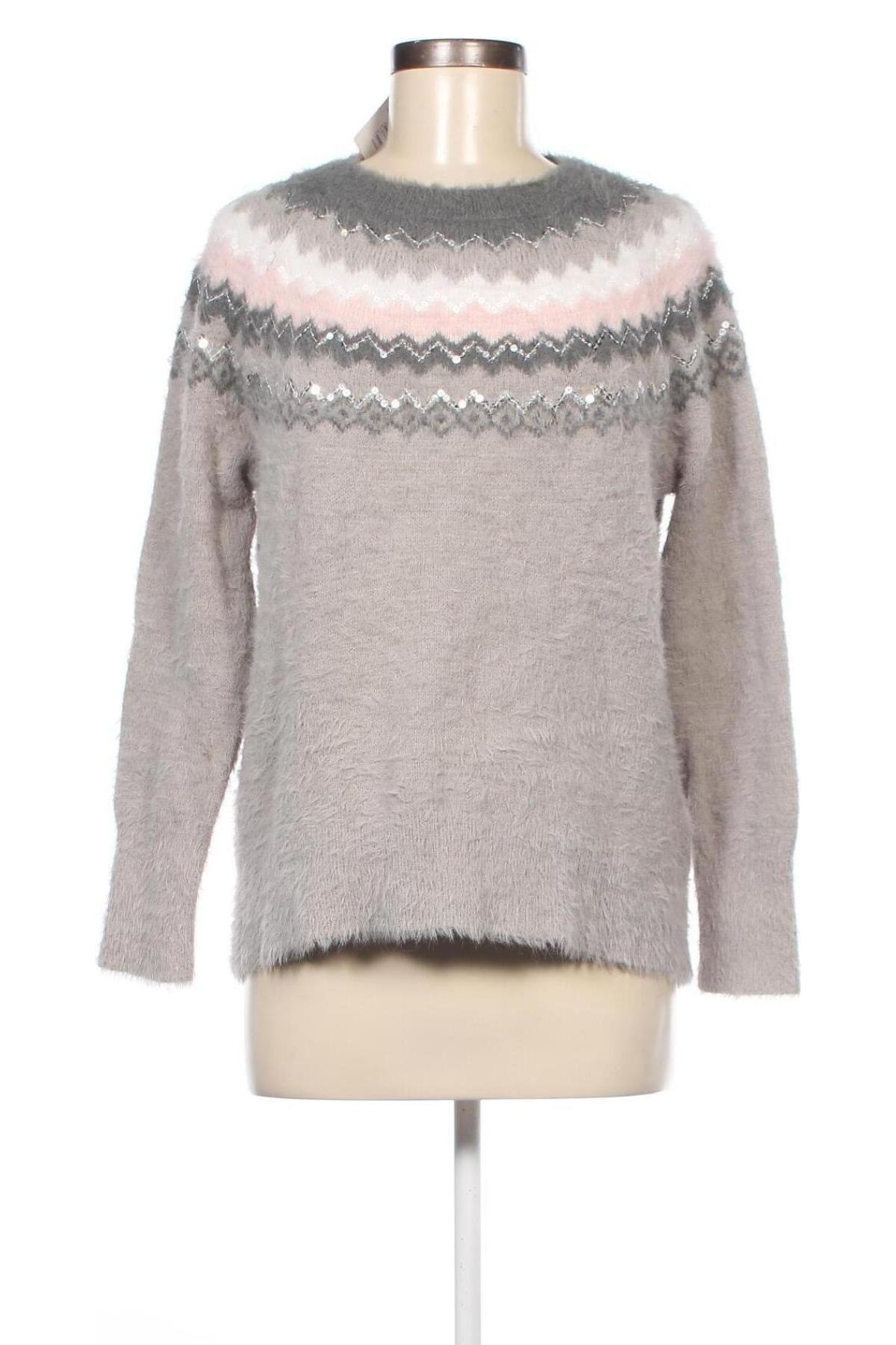 Γυναικείο πουλόβερ Yessica, Μέγεθος M, Χρώμα Γκρί, Τιμή 6,28 €