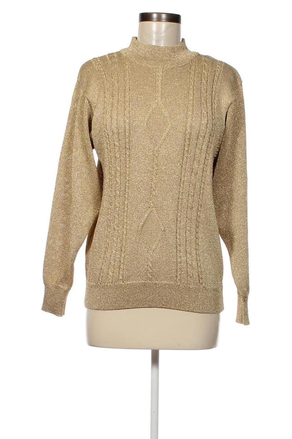 Дамски пуловер Your Sixth Sense, Размер M, Цвят Златист, Цена 8,70 лв.