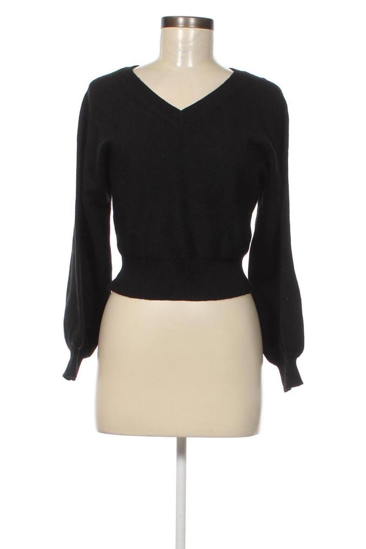 Дамски пуловер Zaful, Размер L, Цвят Черен, Цена 10,44 лв.