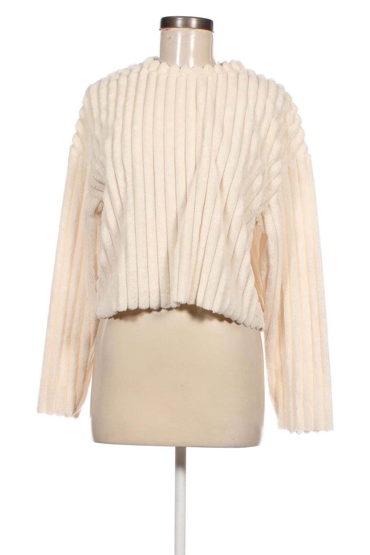 Дамски пуловер Zara Trafaluc, Размер S, Цвят Екрю, Цена 19,99 лв.