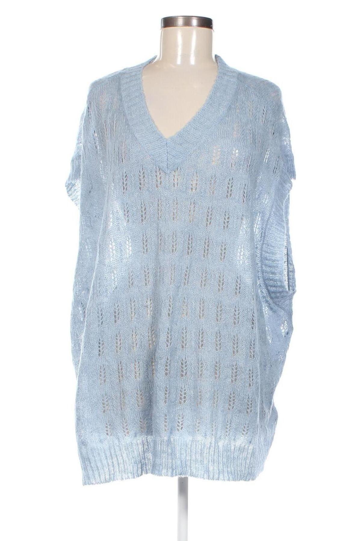 Дамски пуловер Zhenzi, Размер XL, Цвят Син, Цена 20,63 лв.
