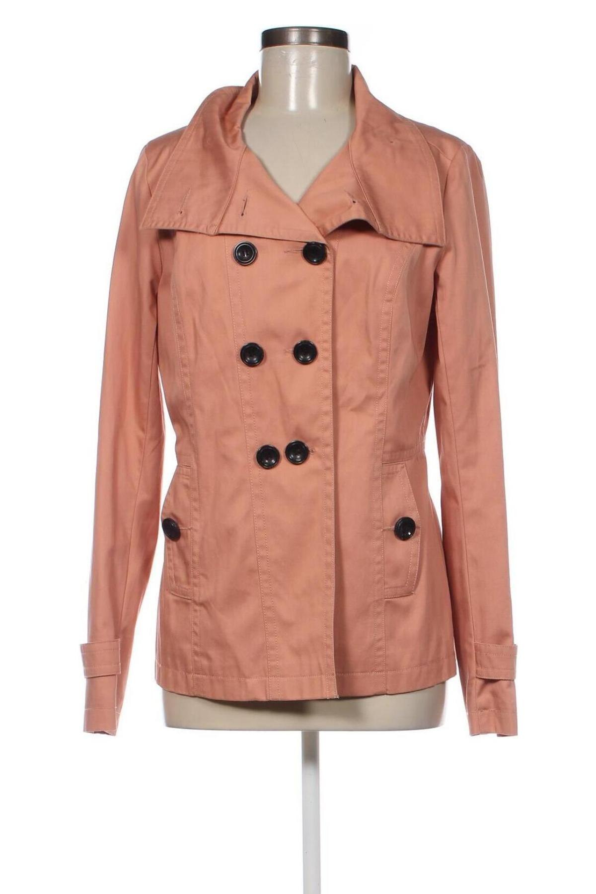 Damen Trench Coat Vero Moda, Größe M, Farbe Rosa, Preis € 4,70
